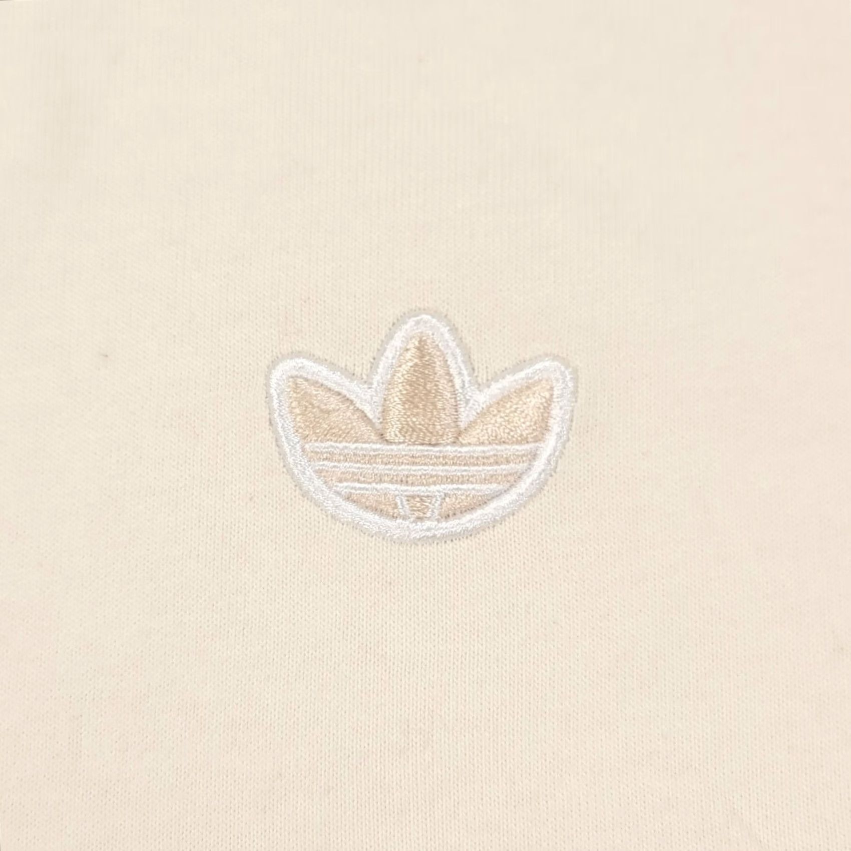 Adidas Adidas Womens T Shirt Ivory XS Oversized Loose Cotton Tee Studded Size XS / US 0-2 / IT 36-38 - 5 Thumbnail