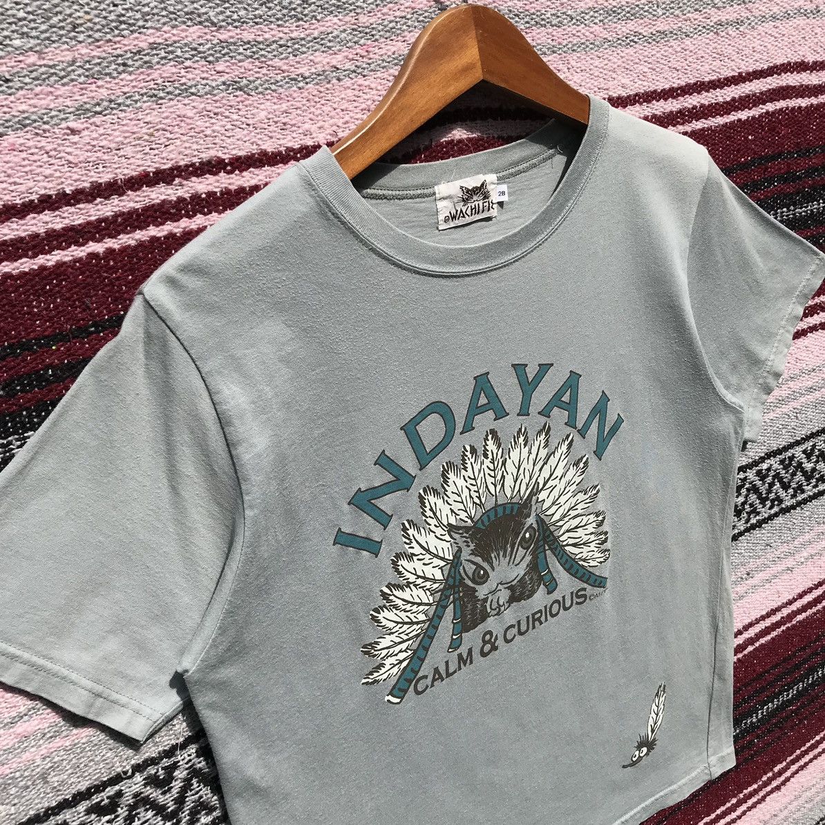 Japanese Brand × Vintage Vintage Wachifield Cat Indayan Tee Wachifield Size US S / EU 44-46 / 1 - 4 Thumbnail
