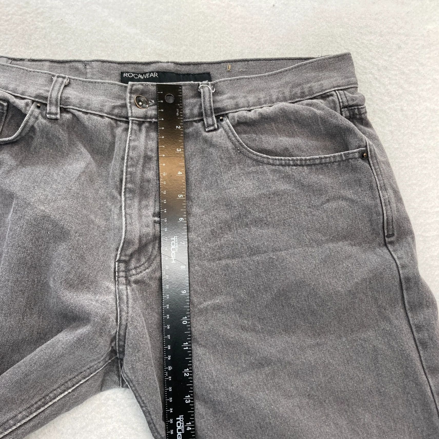 Rocawear Rocawear Jeans Mens 38x30 Classic Fit Gray Straight Leg Hip Hop Y2K Mid Rise Jeans Size US 38 / EU 54 - 6 Thumbnail