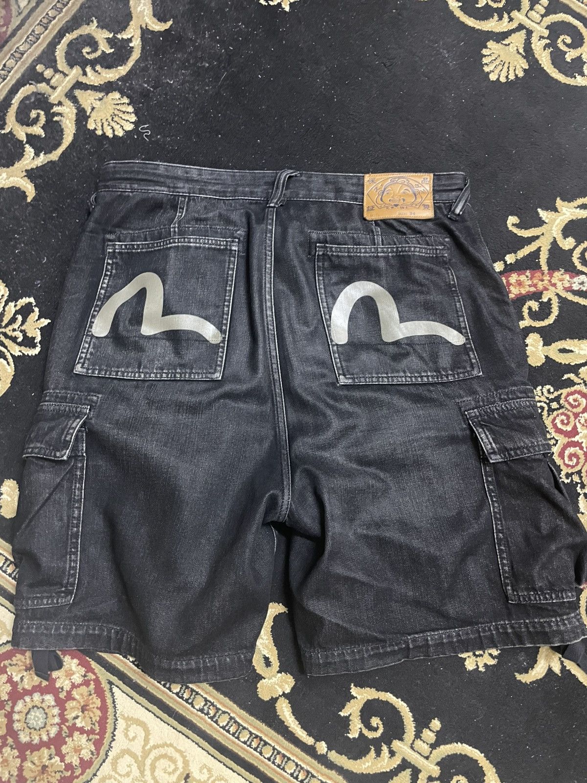 Evisu EVISU (Denim Cargo Pants) Size US 34 / EU 50 - 1 Thumbnail