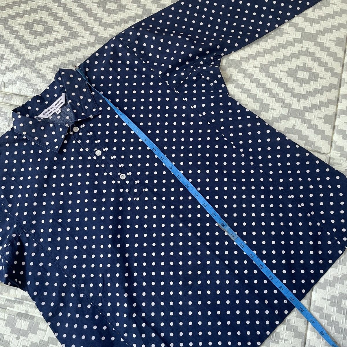 Comme des Garcons Comme Des Garcons half button polka shirt Size US M / EU 48-50 / 2 - 10 Thumbnail