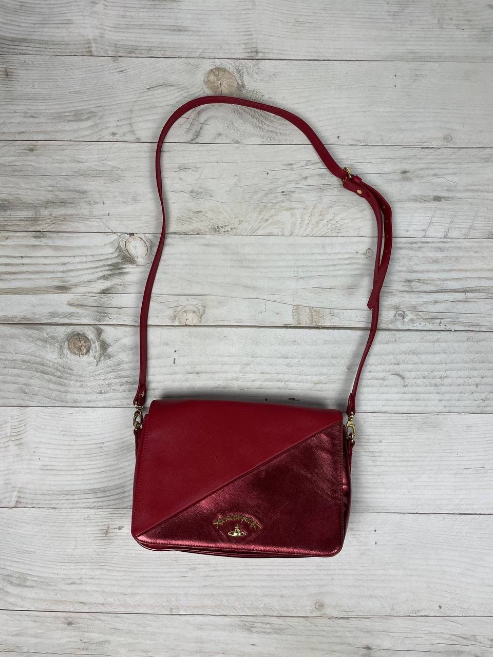 Vivienne Westwood Vivienne Westwood Anglomania Shoulders Bag Orb Leather Size ONE SIZE - 1 Thumbnail