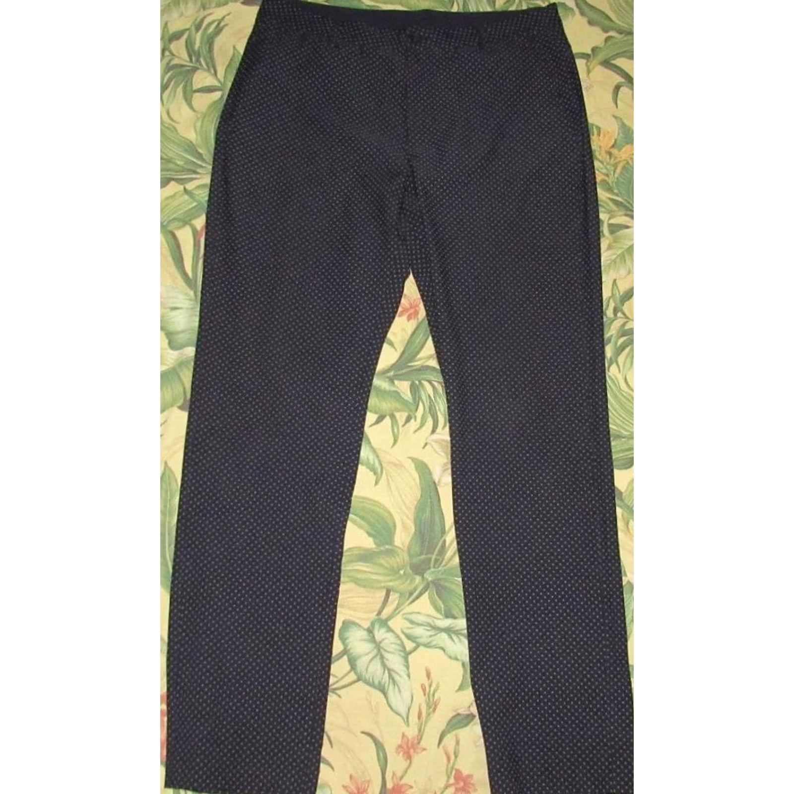 Footjoy FOOTJOY Navy Blue Printed Golf Pants 35 x 32 Size US 35 - 3 Thumbnail