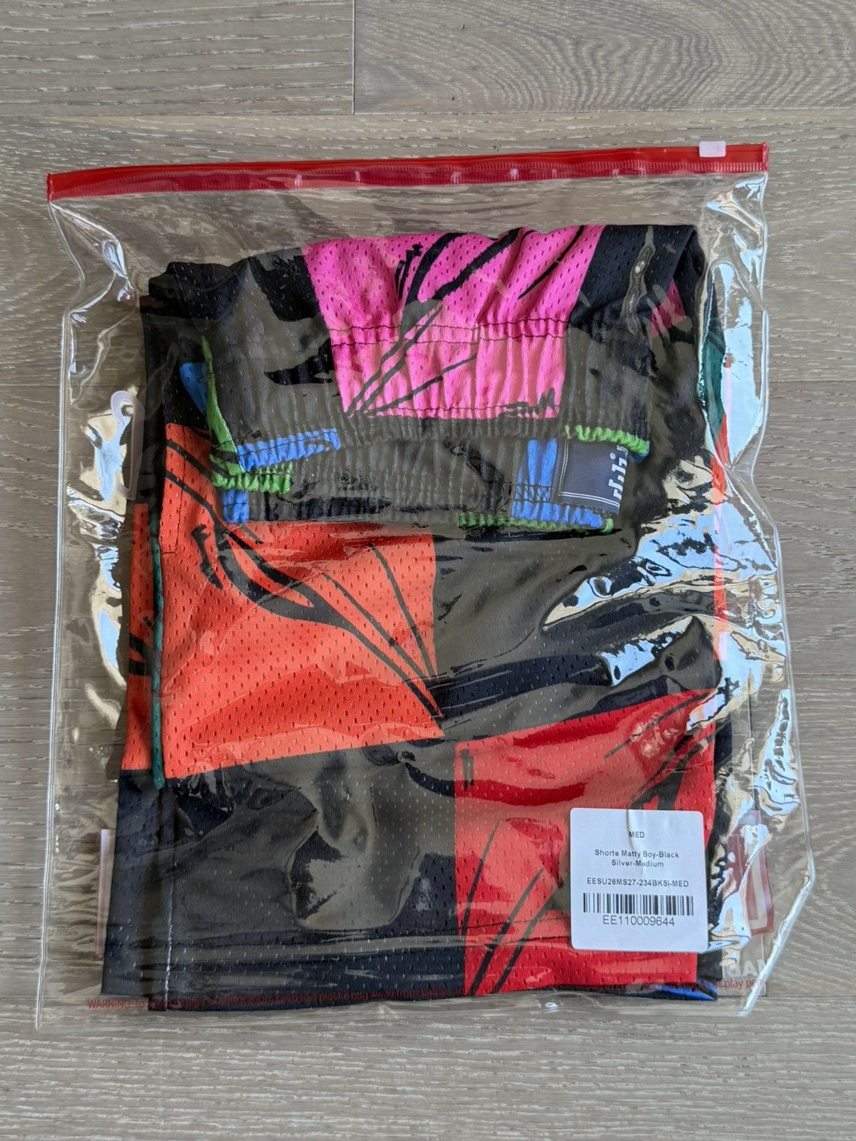 Matty Boy MEDIUM Eric Emanuel Matty Boy Multi Mesh IN HAND SHIPS NOW Size US 32 / EU 48 - 1 Thumbnail