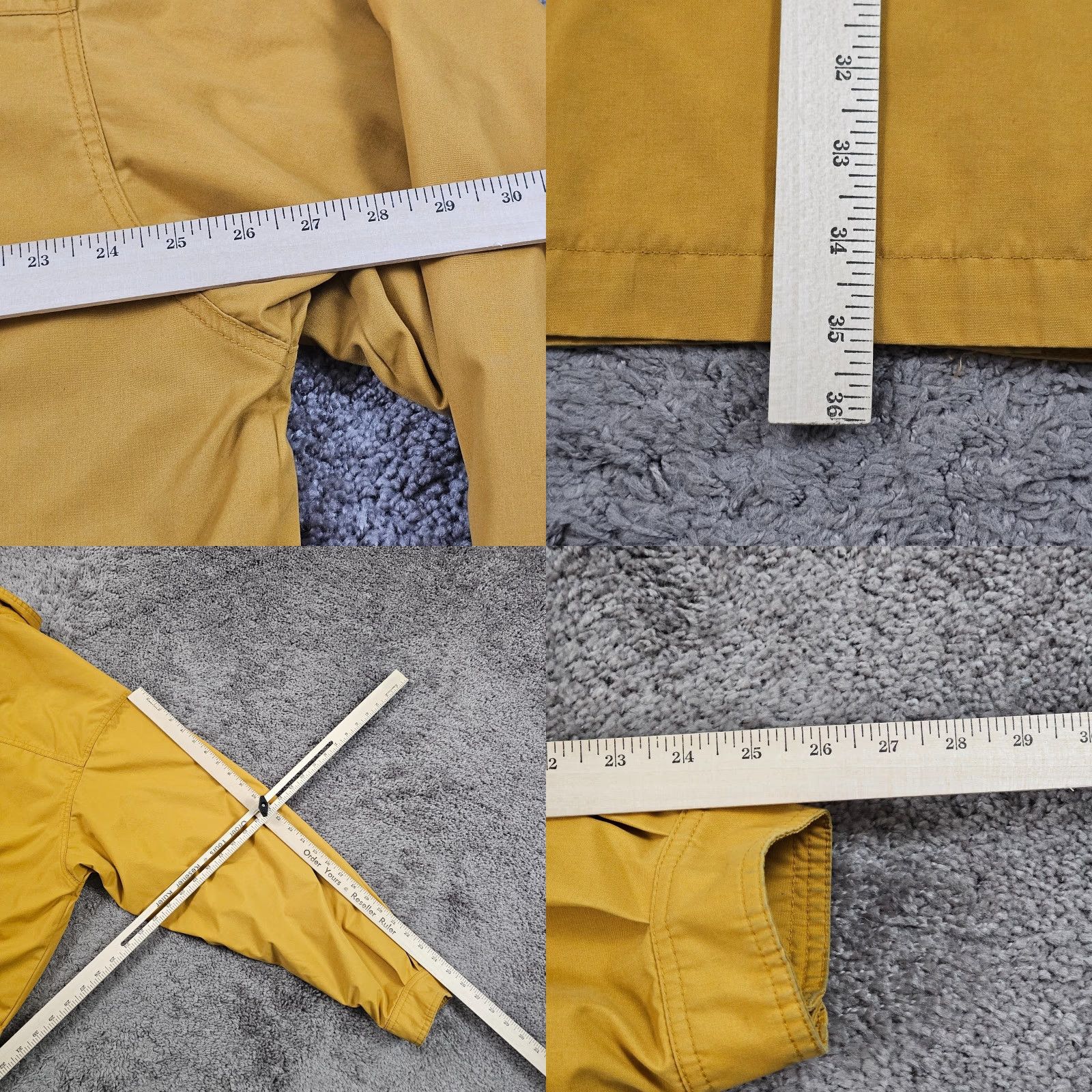 Eddie Bauer VINTAGE Eddie Bauer Jacket Mens L Yellow Field Fleece Lined Hong Kong Rain Coat Full Zip Lined Pockets Regular Size L Tall 90s/Concert/Workwear Mens Size US L / EU 52-54 / 3 - 9 Thumbnail