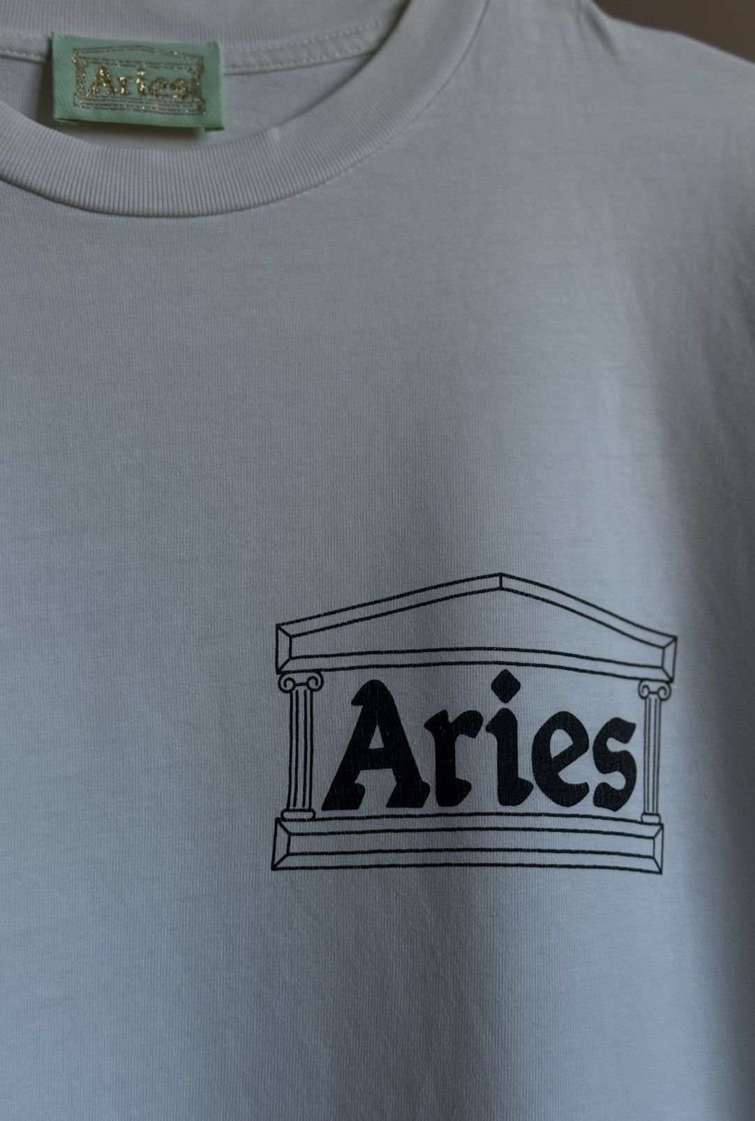Aries Aries Arise Back Logo Tshirt Size US XL / EU 56 / 4 - 7 Thumbnail