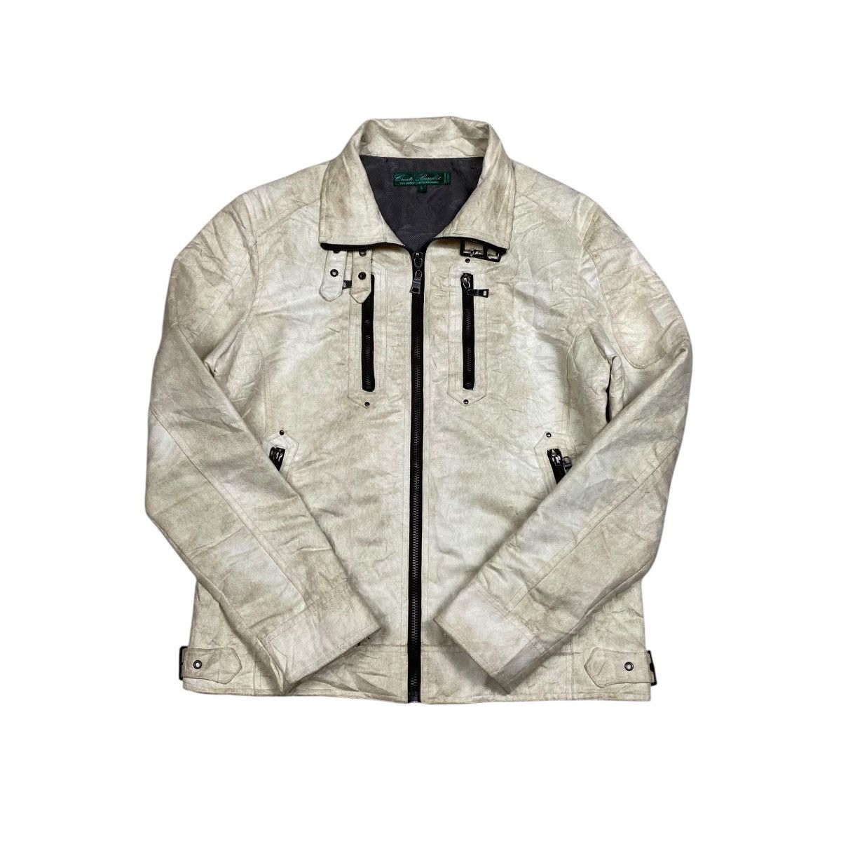 If Six Was Nine Create Barefoot Brokenwhite Suede Jacket Size US L / EU 52-54 / 3 - 6 Thumbnail