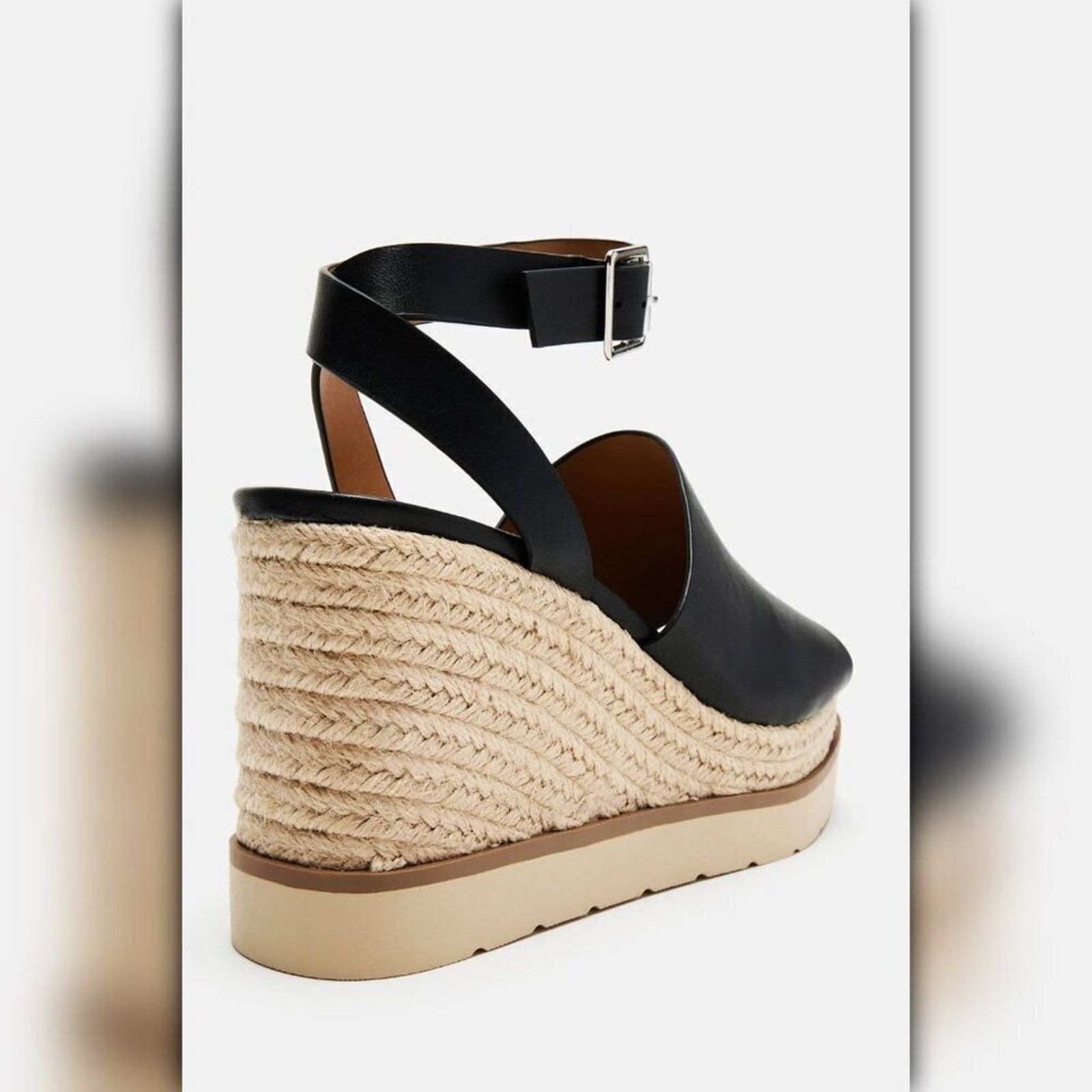 Other • A026 • (5.5) NWT Cloudfeel Ankle Strap Espadrille Wedge Size US 5.5 / IT 35.5 - 5 Thumbnail
