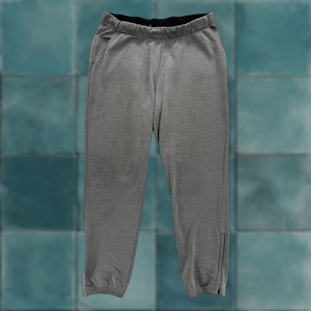 Nike Nike Dri-Fit Pants Mens Large Gray Joggers Athletic Training Zip Hem Running Gym Size US 33 - 1 Thumbnail