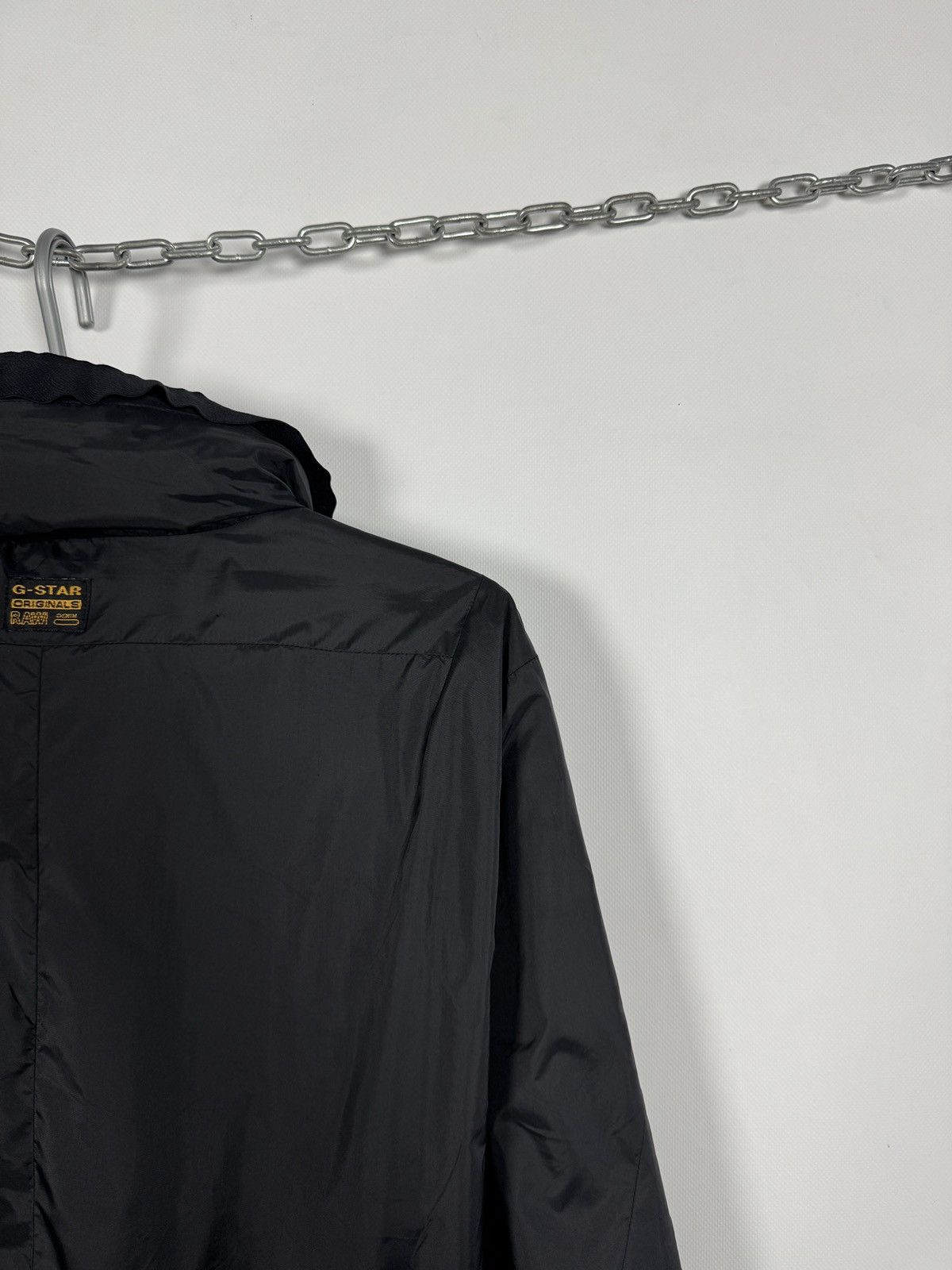 G-Star Men’s G-Star Raw Zip Jacket Windbreaker Black Size XL Size US XL / EU 56 / 4 - 12 Thumbnail