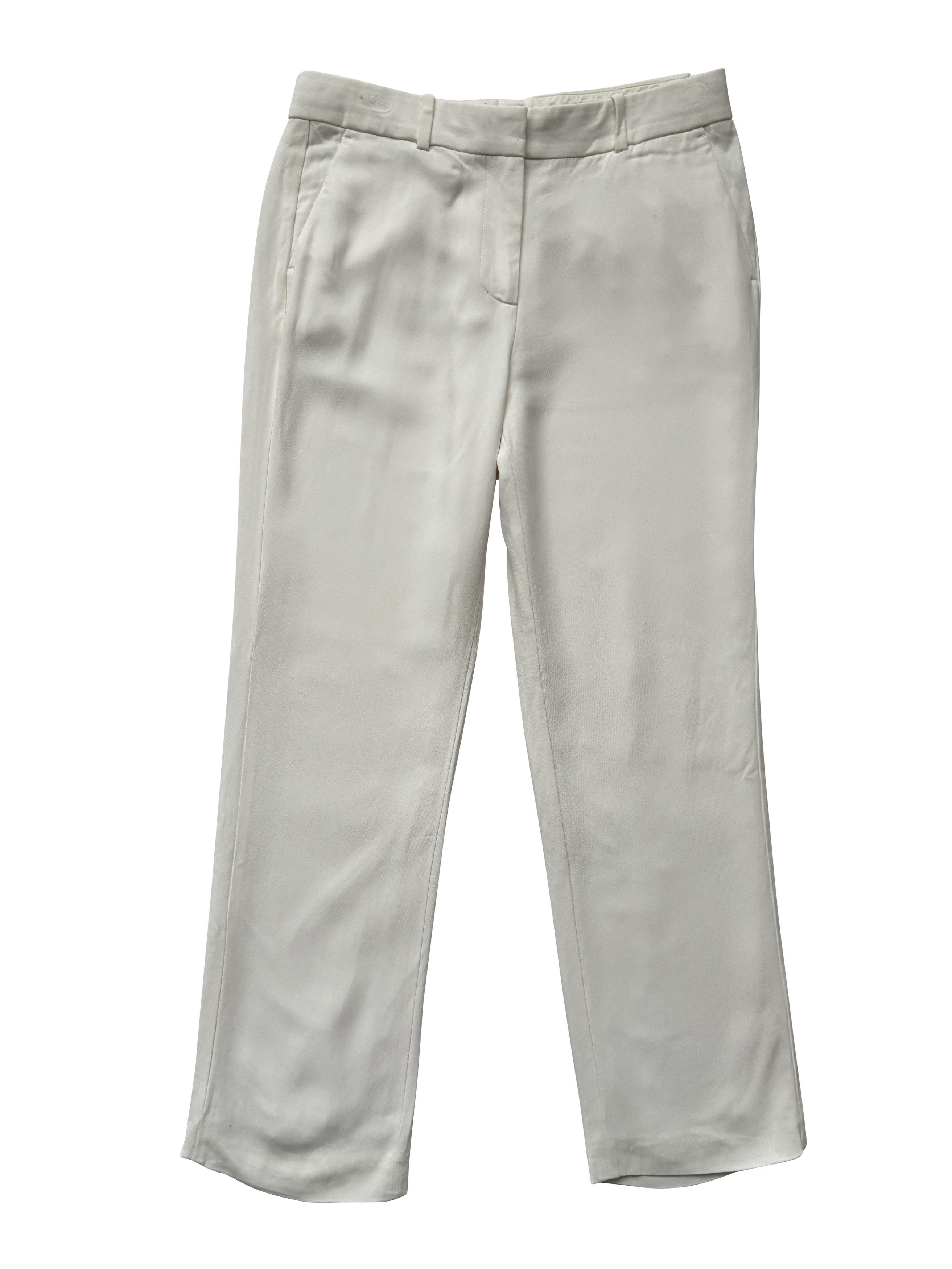 Givenchy ⚡️QUICK SALE⚡️Givenchy White Viscose Pants Trousers Size 30" / US 8 / IT 44 - 1 Thumbnail