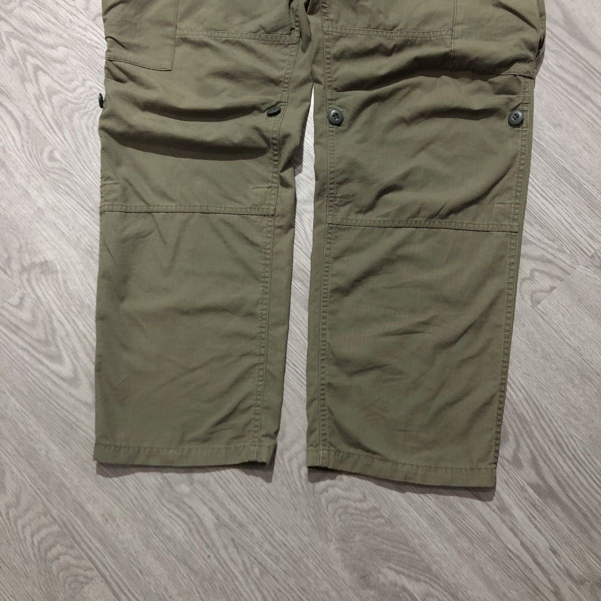 Wtaps 🇯🇵 2000s Wtaps Trousers Cotton Ripstop Cargo Pants Green Army Size US 34 / EU 50 - 5 Thumbnail