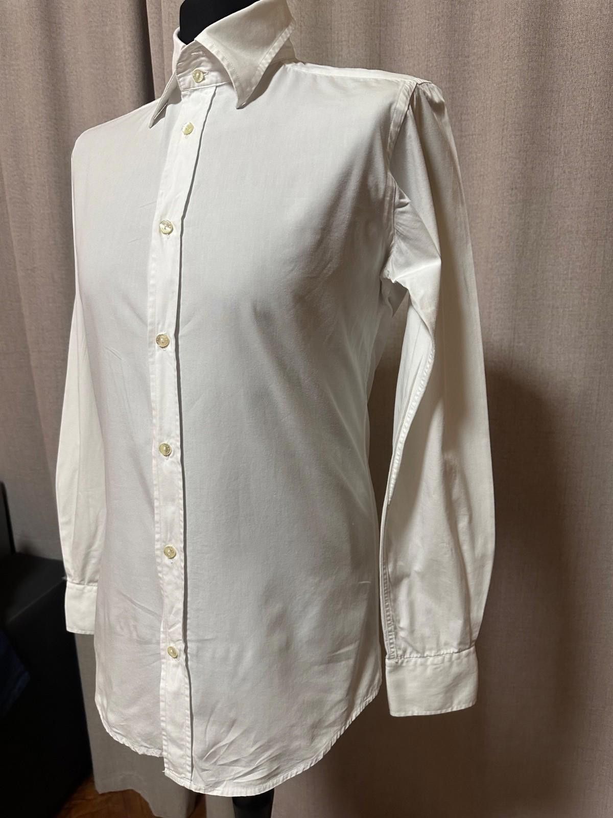 Dolce & Gabbana Dolce & Gabbana Gold White Long Sleeve Button Down Shirt 40 Size US M / EU 48-50 / 2 - 4 Thumbnail