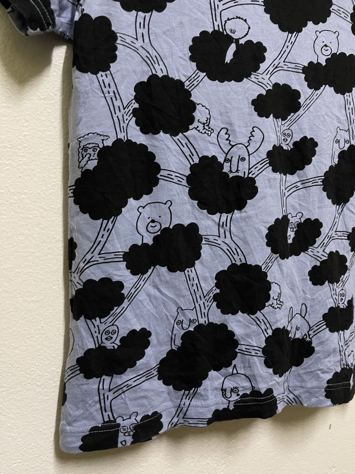 Issey Miyake × Japanese Brand × Ne-Net Ne-net Full Print T Shirt Size M / US 6-8 / IT 42-44 - 9 Thumbnail