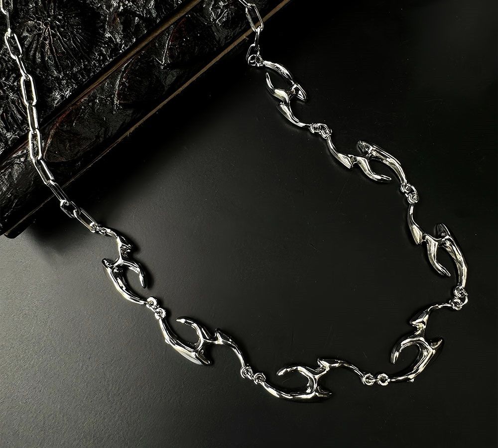 Other 50cm Irregular Titanium Steel Collar Chain Necklace Size ONE SIZE - 4 Thumbnail