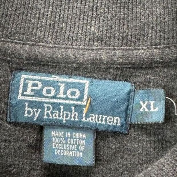 Polo Ralph Lauren Polo Ralph Lauren Sweatshirt Mens XL Grey Red Pony Quarter Zip Pullover Mock Neck 1/4 Zip Casual Outdoor Wool? Size US XL / EU 56 / 4 - 4 Thumbnail