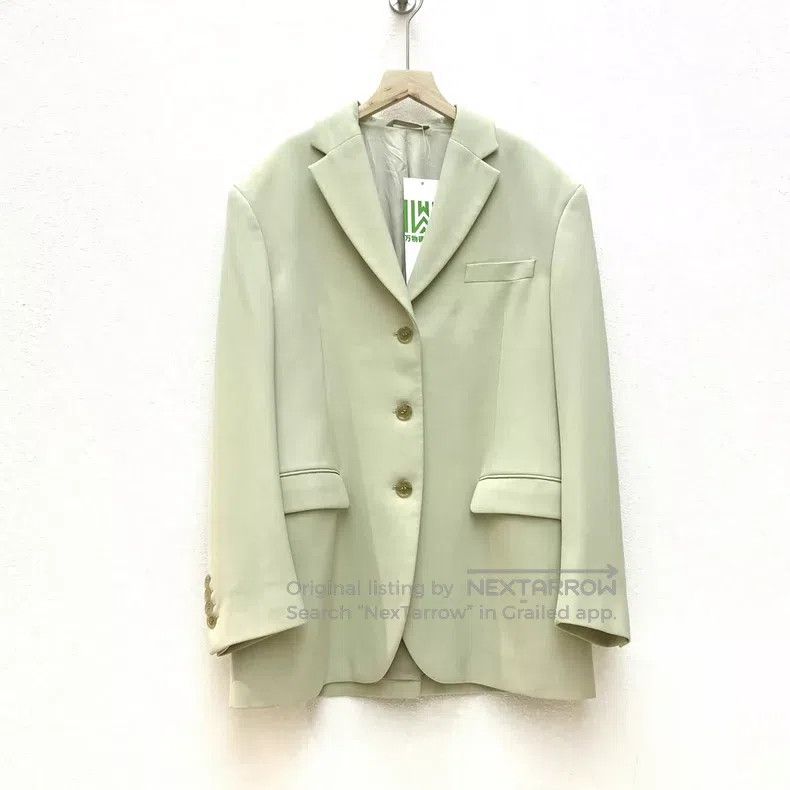Acne Studios Acne Studios size:38 A light green wool blend suit jacket Size XS / US 0-2 / IT 36-38 - 1 Thumbnail