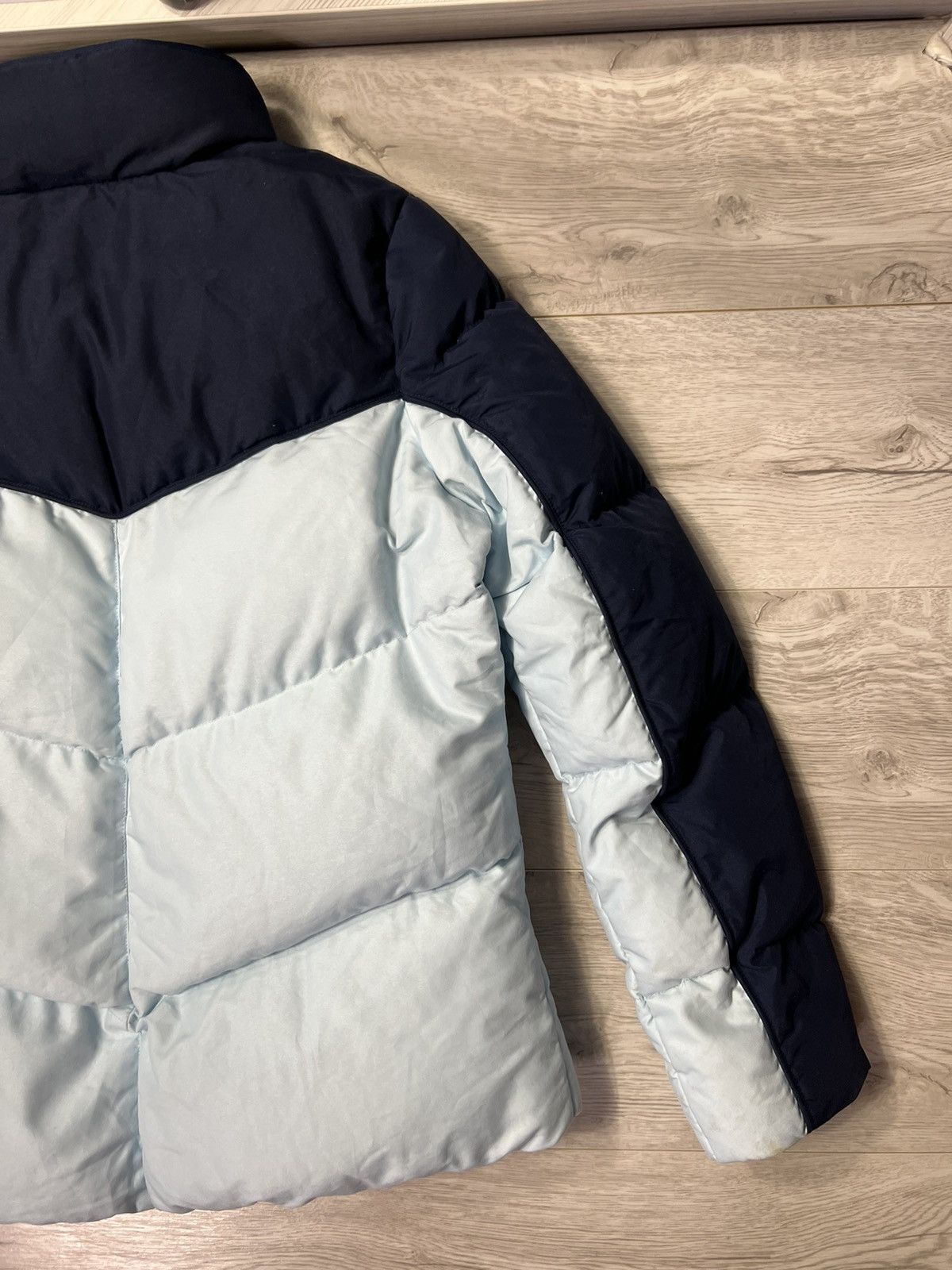 Nike 90s Vintage Nike Embroidered Small Logo Puffer Down Jacket Size L / US 10 / IT 46 - 11 Thumbnail