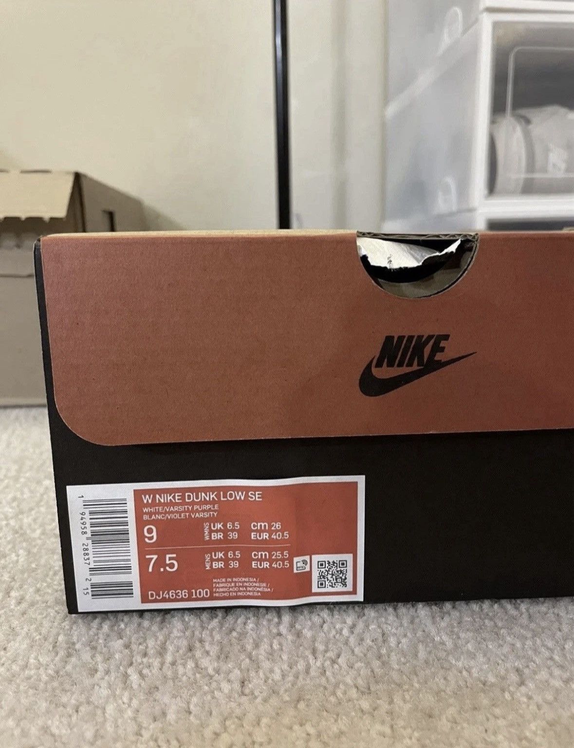 Nike Size 9 - Nike Dunk Low Flip The Old School W Size US 9 / EU 42 - 7 Thumbnail