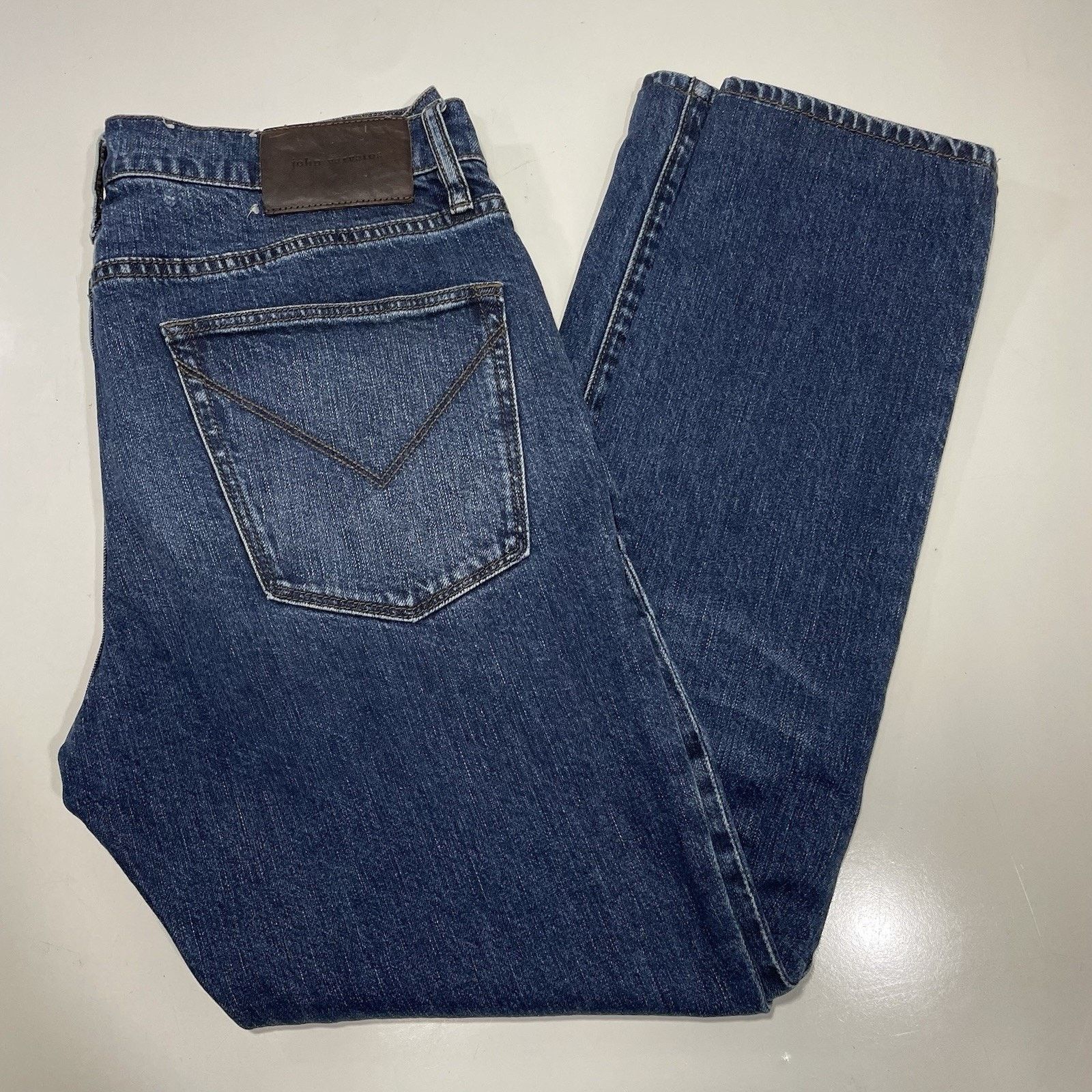 John Varvatos John Varvatos Jeans Men’s 31x28 Blue 703 Skinny Fit Denim Size US 31 - 8 Thumbnail