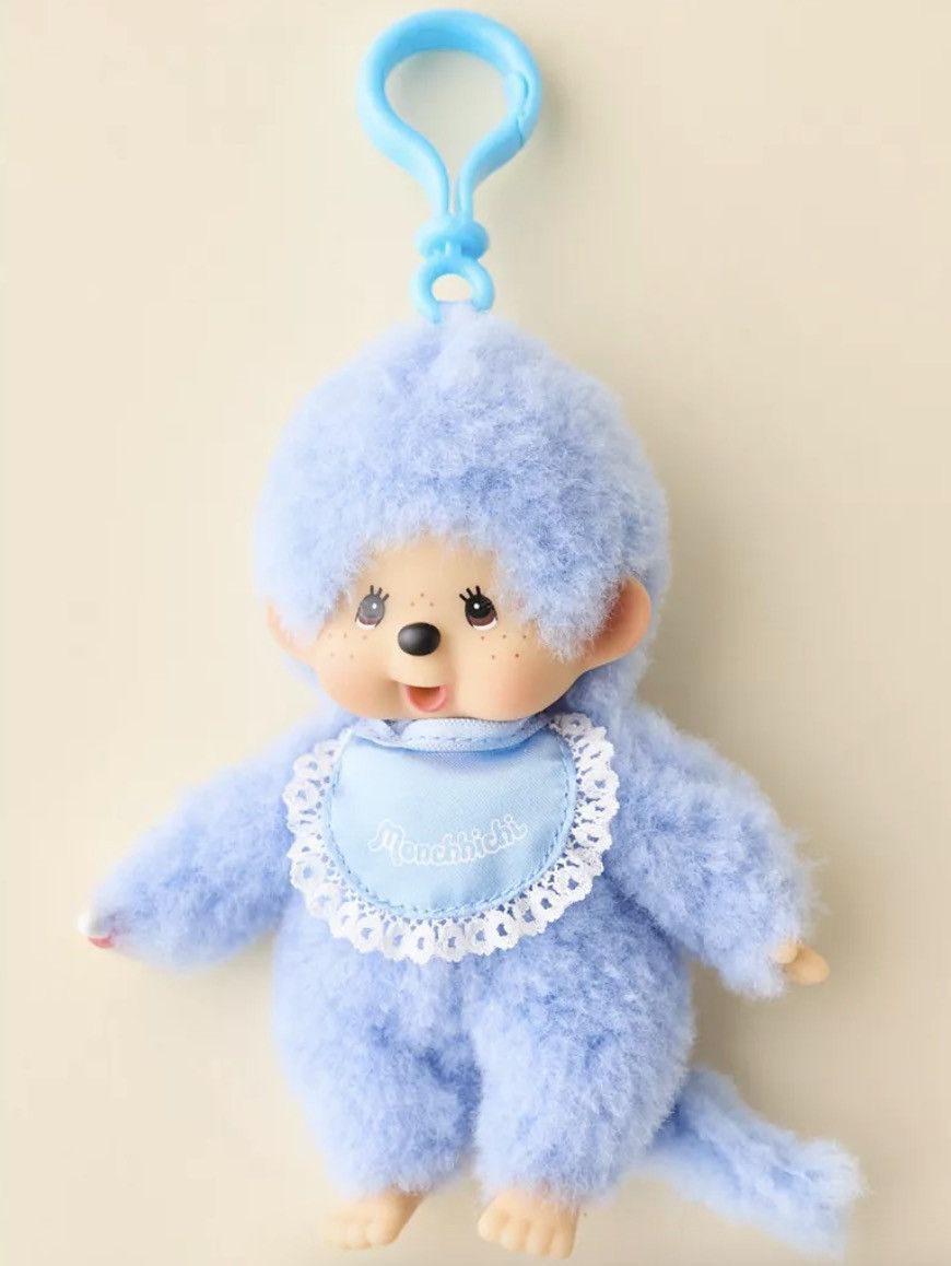 Urban Outfitters Monchhichi Beanie Plushie Keychain Blue Size ONE SIZE - 2 Thumbnail