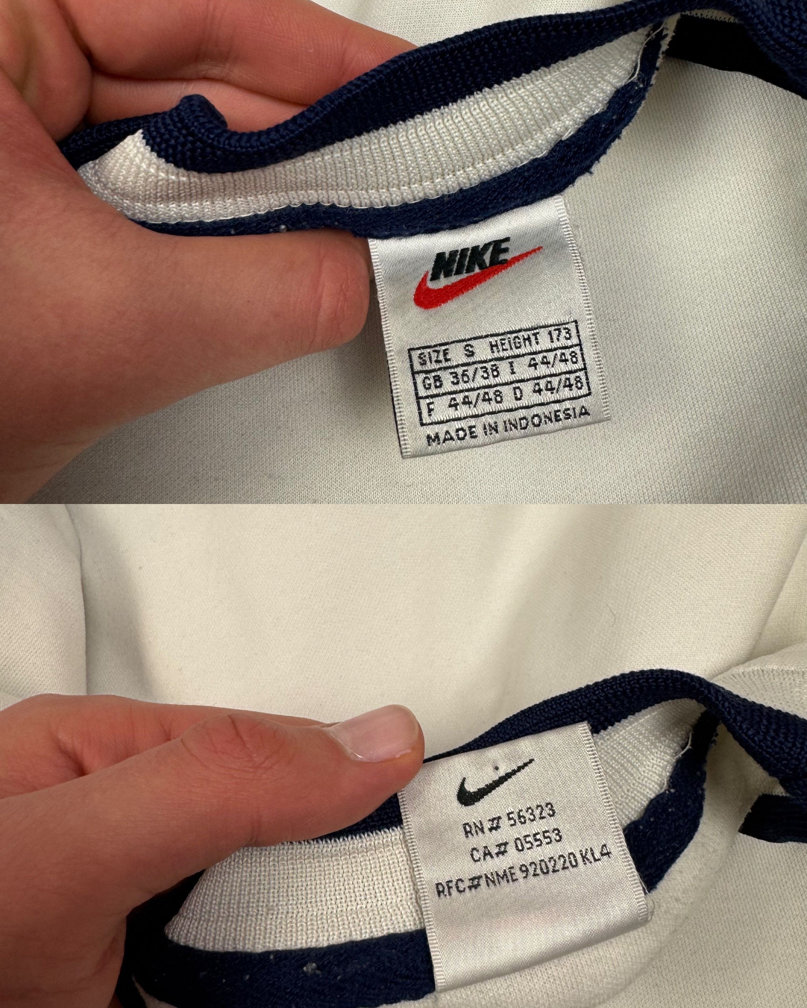Nike Nike Men's Swoosh Embroidered Spell Out Pullover Sweatshirt Size US S / EU 44-46 / 1 - 3 Thumbnail
