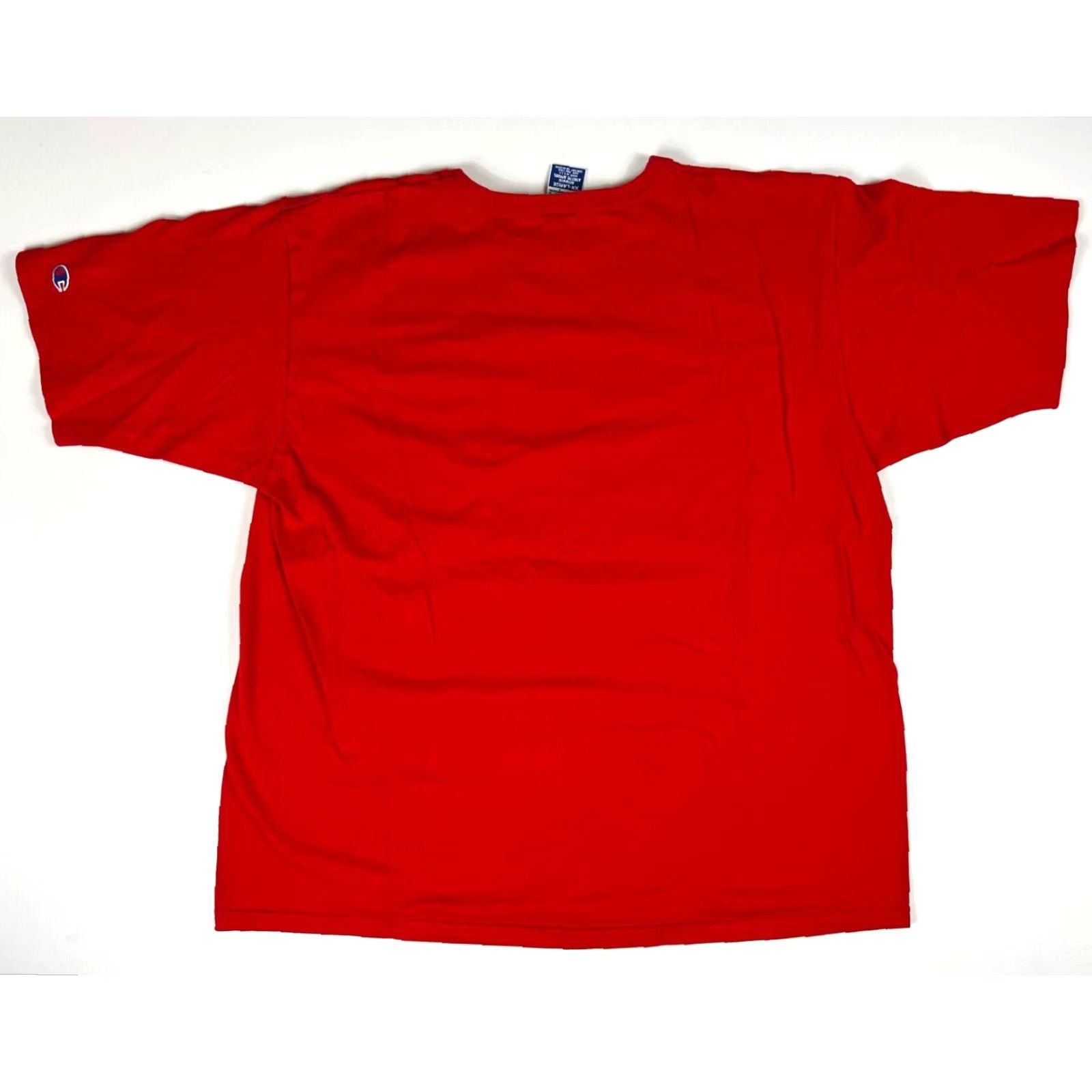 Champion VINTAGE Champion Chicago Bulls NBA T-Shirt Mens XXL Red 90s USA Cotton Short Sleeve Crew Neck Size US XXL / EU 58 / 5 - 2 Thumbnail