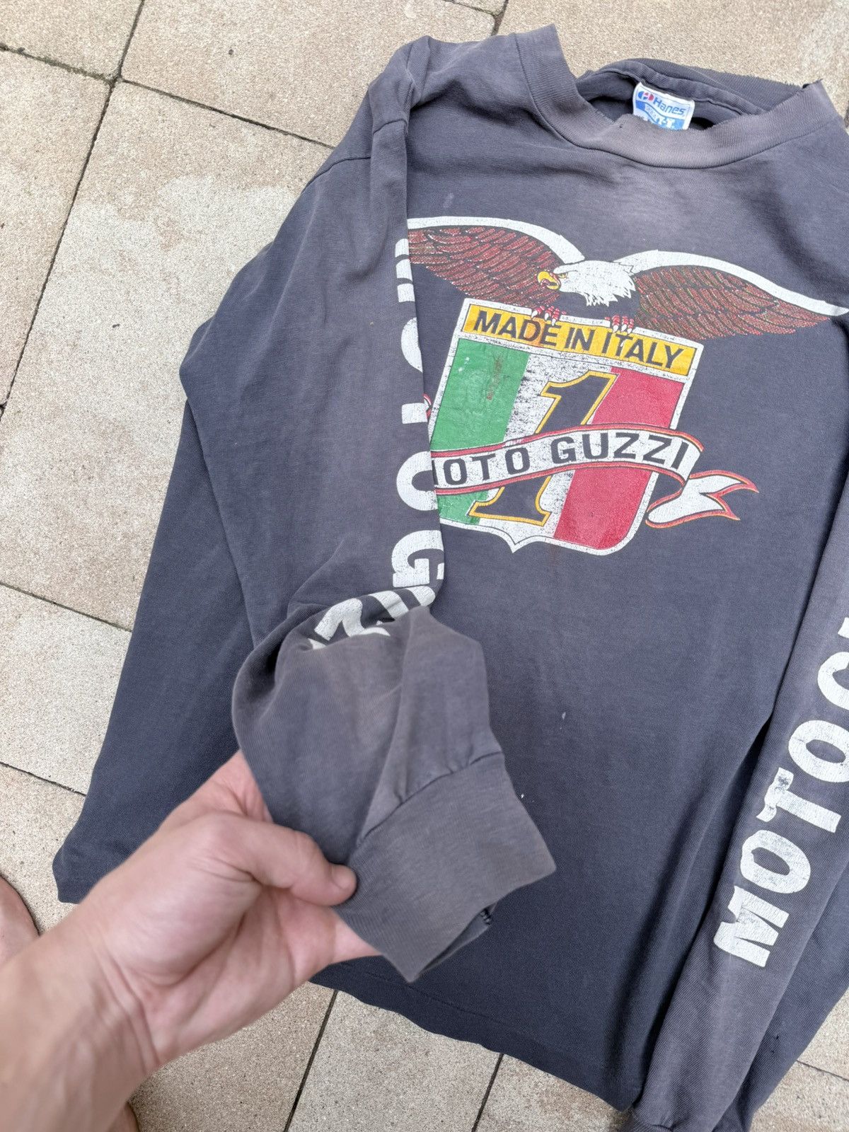 Vintage Harley Davidson Italy motoguzzi Size US M / EU 48-50 / 2 - 4 Thumbnail