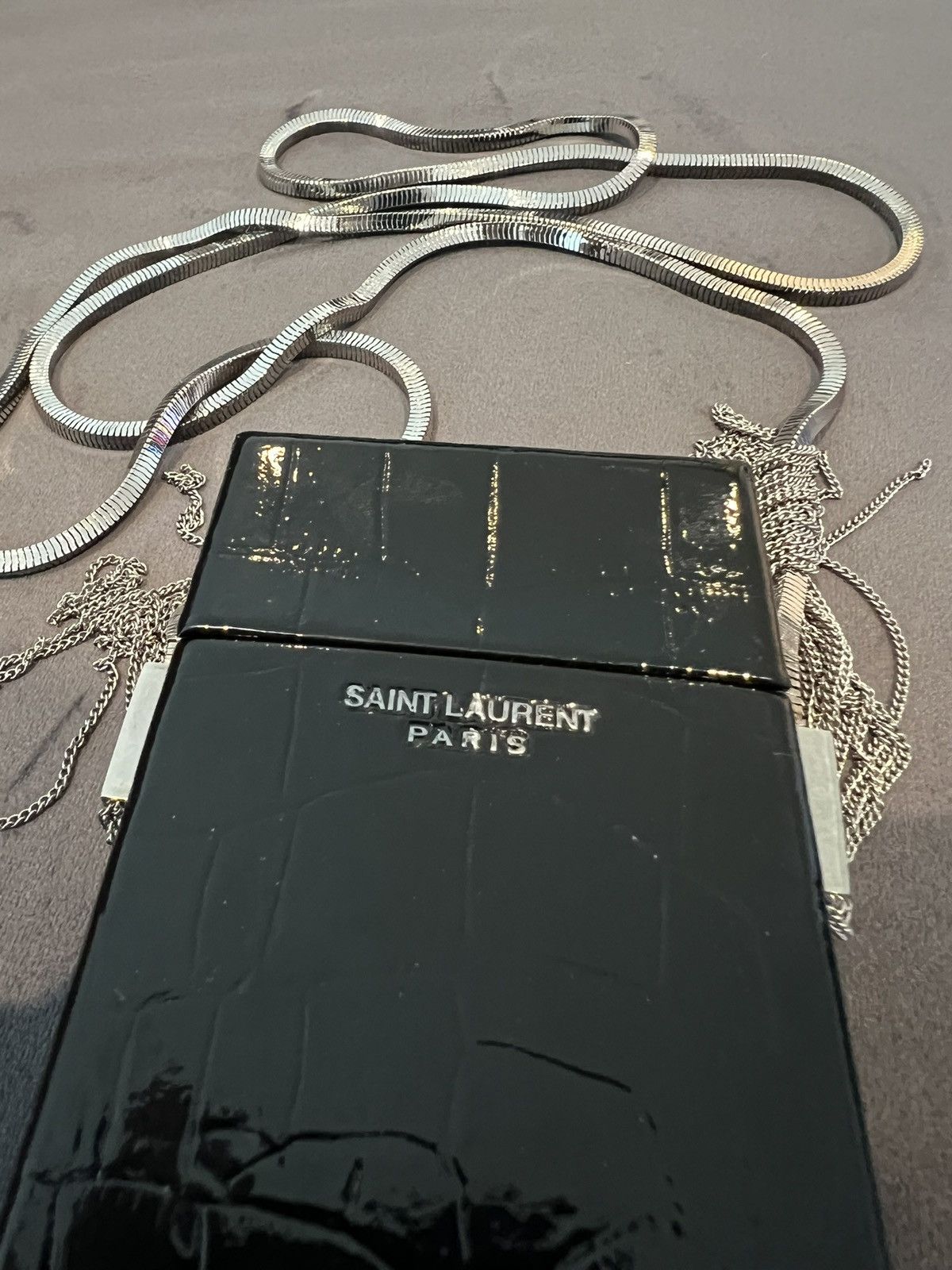 Saint Laurent Paris SAINT LAURENT CIGARETTE BOX BAG Size ONE SIZE - 4 Thumbnail