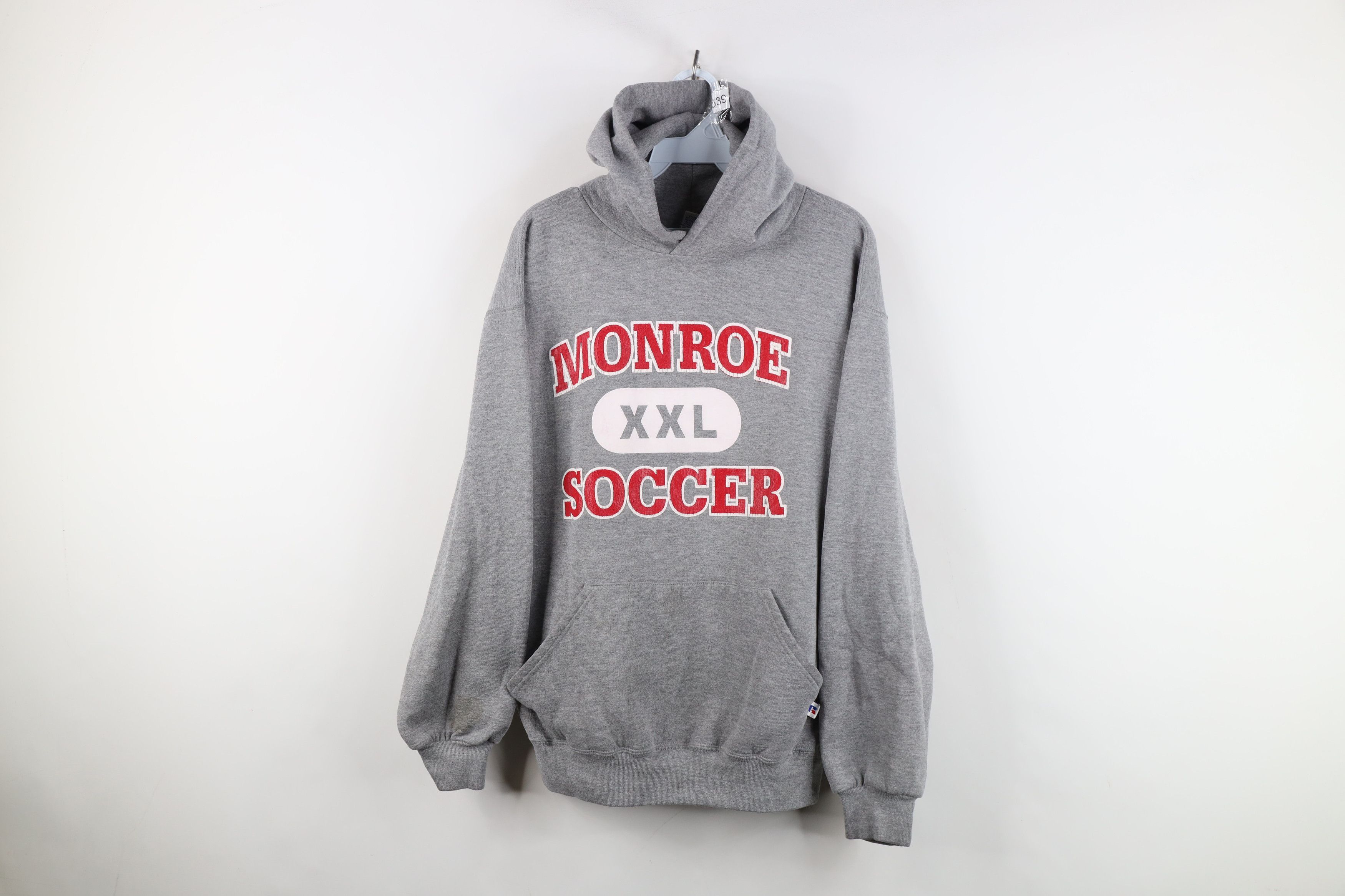 Russell Athletic Vintage 90s Russell Athletic Soccer Hoodie Sweatshirt USA Size US L / EU 52-54 / 3 - 1 Thumbnail