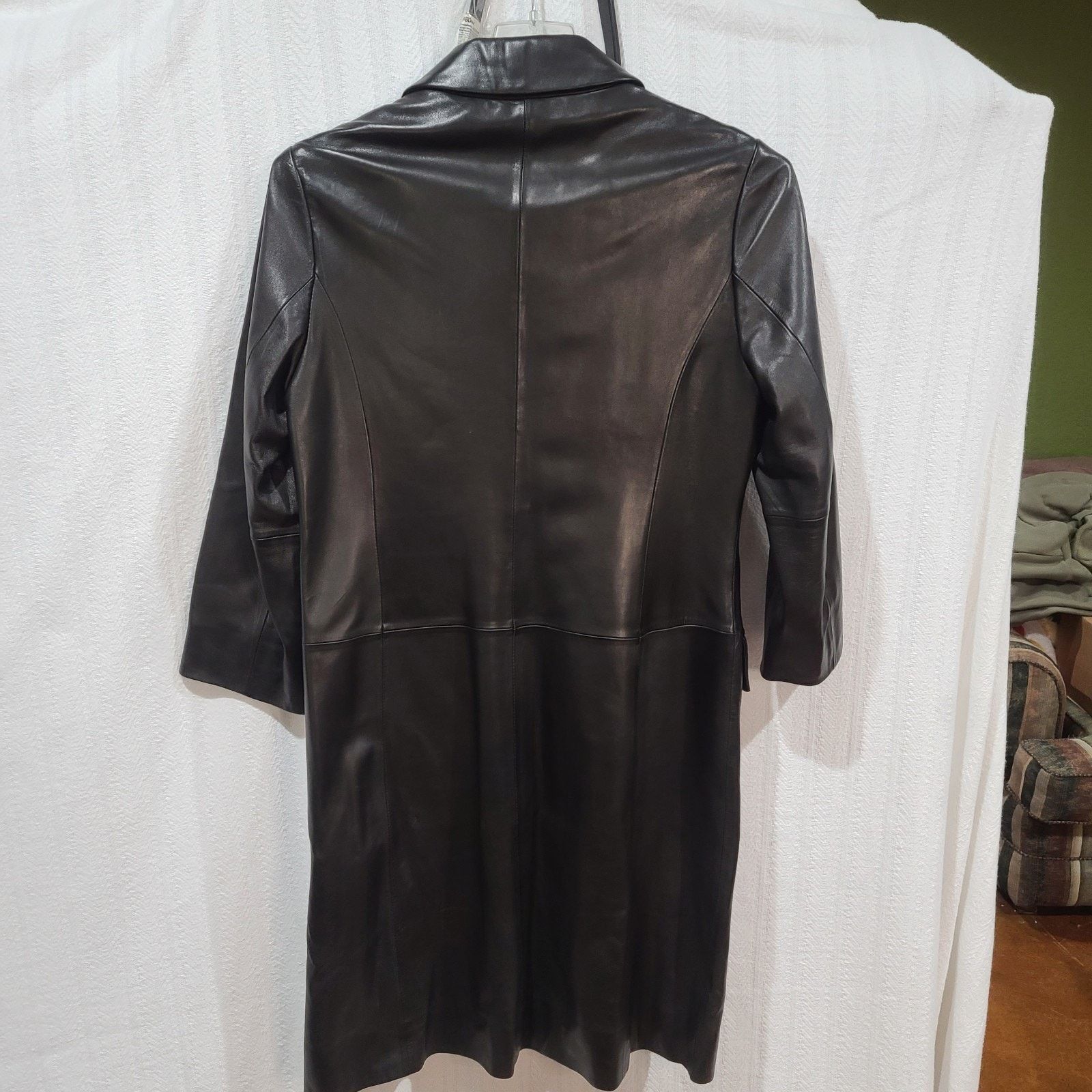 Brooks Brothers Brooks Brothers Vintage Women’s Black Leather Coat Size 8 Size M / US 6-8 / IT 42-44 - 9 Thumbnail