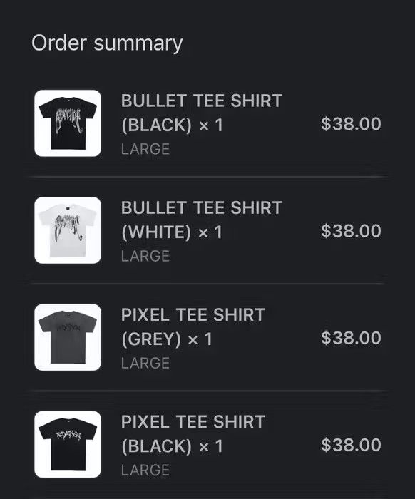 Revenge REVENGE PIXEL TEE SHIRT (BLACK) Size US L / EU 52-54 / 3 - 2 Thumbnail