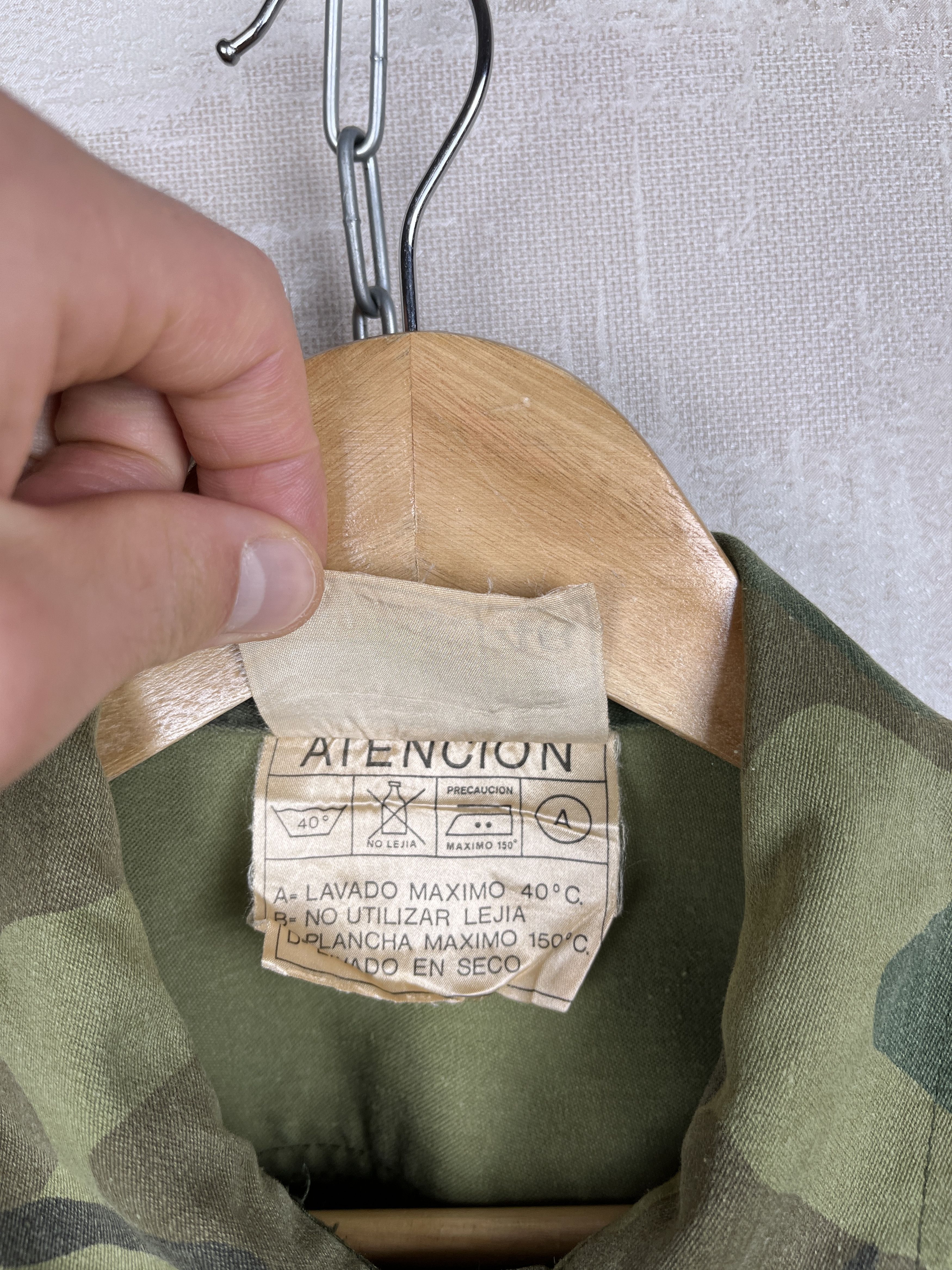 Vintage 80's Vintage Spanish Army Armada Espanola Woodland Jacket Size US S / EU 44-46 / 1 - 10 Thumbnail