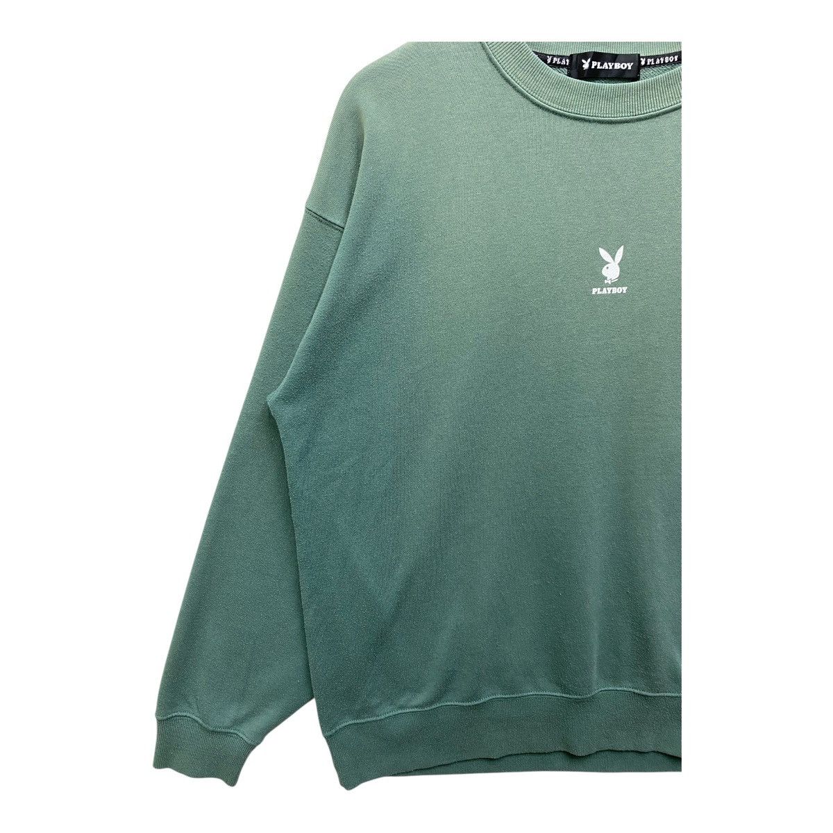 Playboy Playboy Sweatshirt Center Logo Sun Faded Light Cotton Size L Size US L / EU 52-54 / 3 - 5 Thumbnail