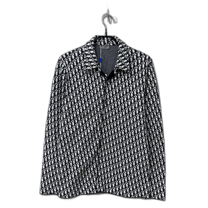Dior Dior Patterned Button-Up Shirt-yf Size US M / EU 48-50 / 2 - 1 Thumbnail