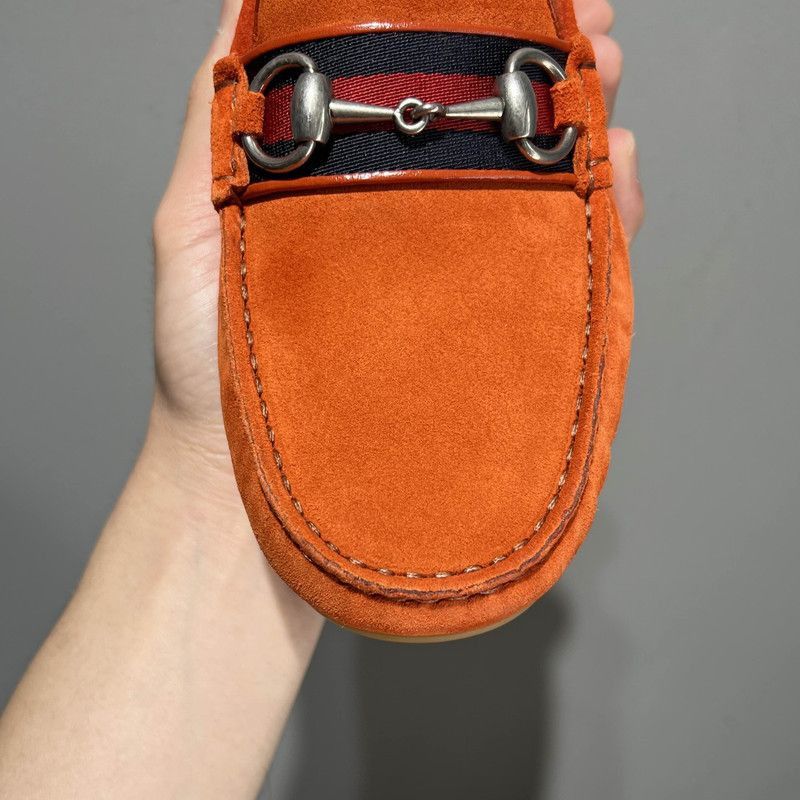 Gucci Gucci Stylish Red Flat Shoes - Size US 9.5 / EU 42-43 - 6 Thumbnail