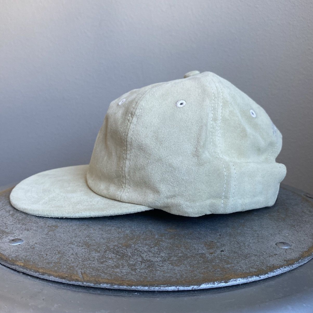 Supreme Supreme Suede S Logo 6 Panel Hat (Tan) Size ONE SIZE - 5 Thumbnail