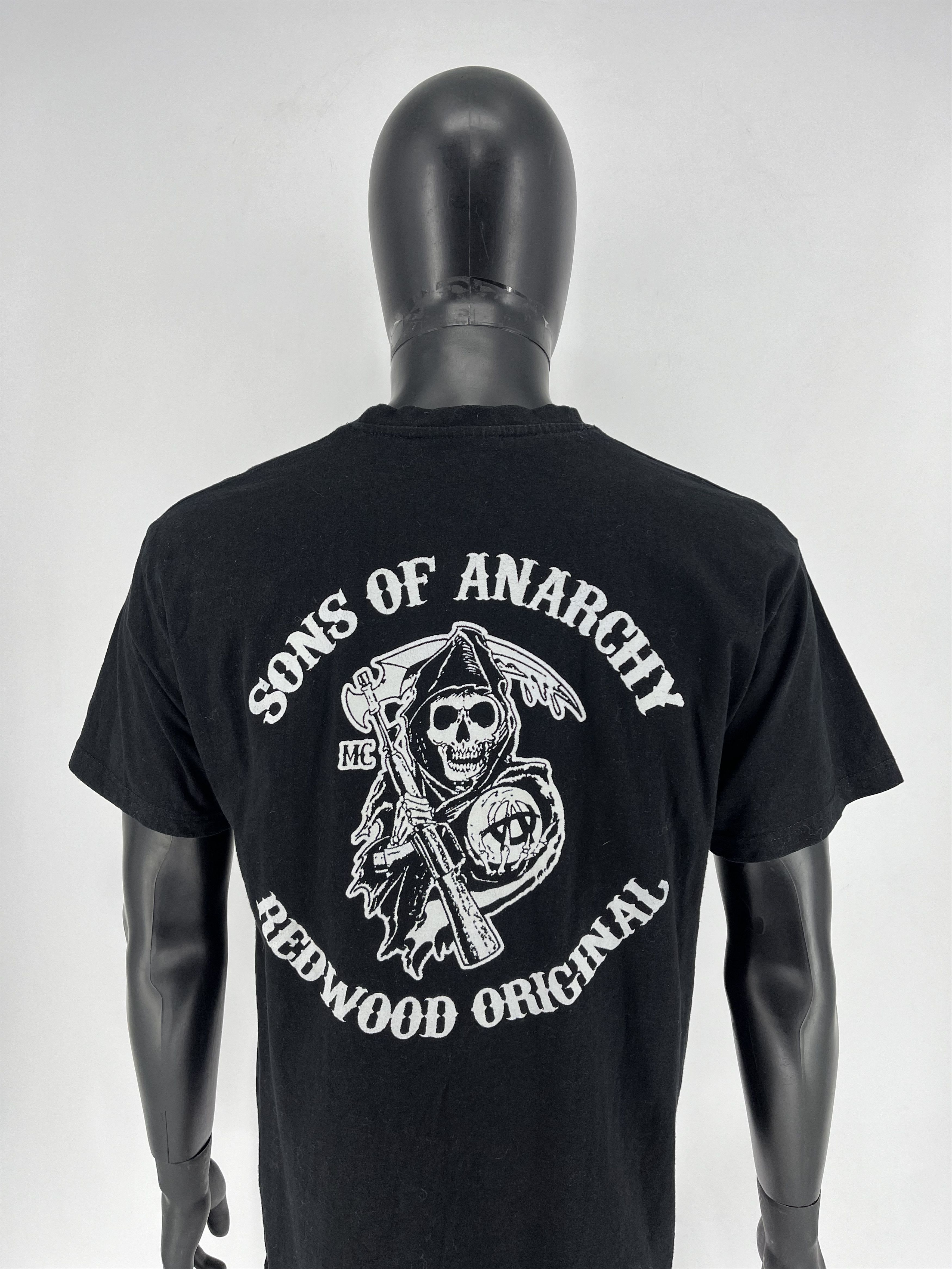 Band Tees × Vintage Vintage SOA Sons Of Anarchy Vintage Band Graphic Tee Faded Size US L / EU 52-54 / 3 - 1 Thumbnail