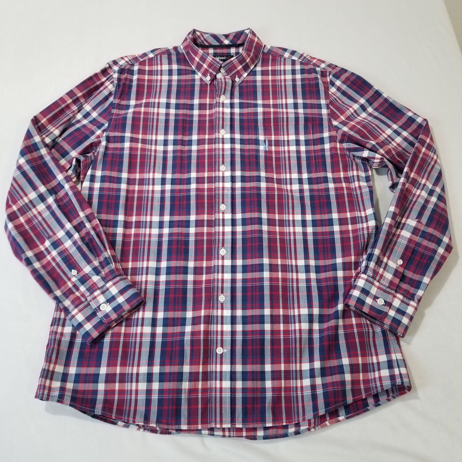 johnnie-O Johnnie-O Hangin Out Shirt XL Button Down Long Sleeve Plaid Size US XL / EU 56 / 4 - 2 Thumbnail