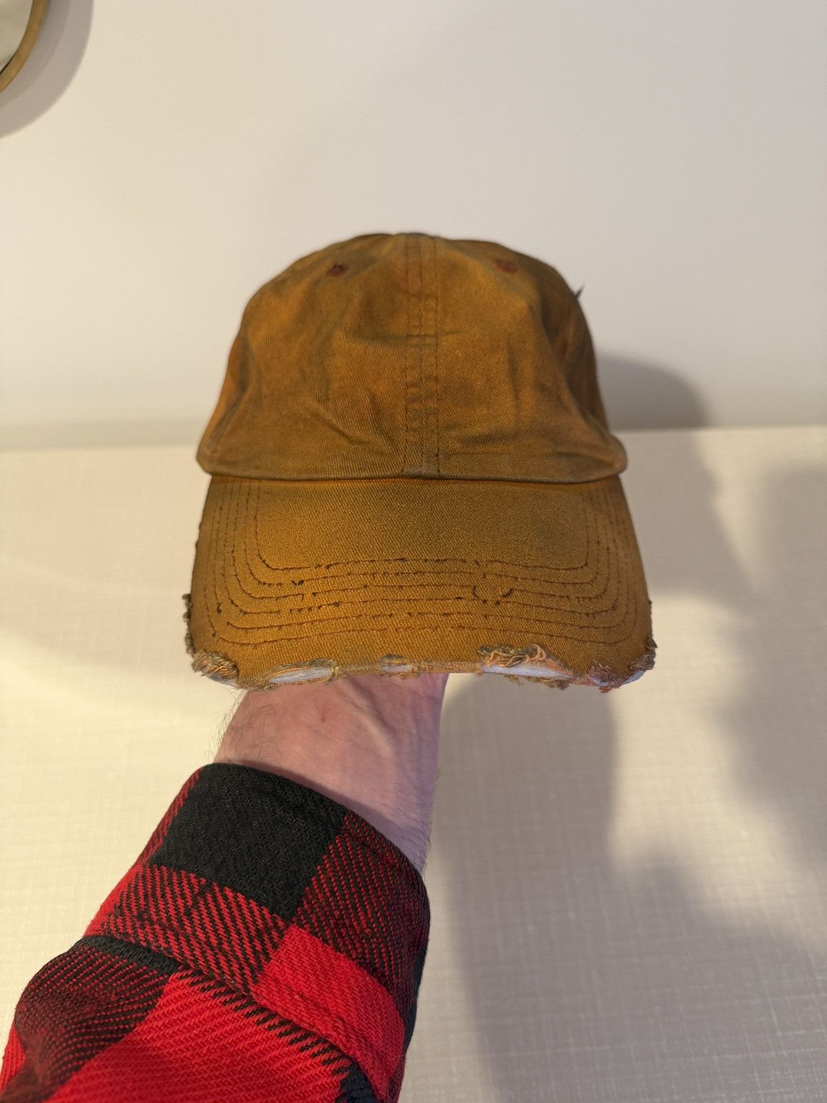 Akimbo Club Thrashed low profile cap burnt orange Size ONE SIZE - 1 Thumbnail