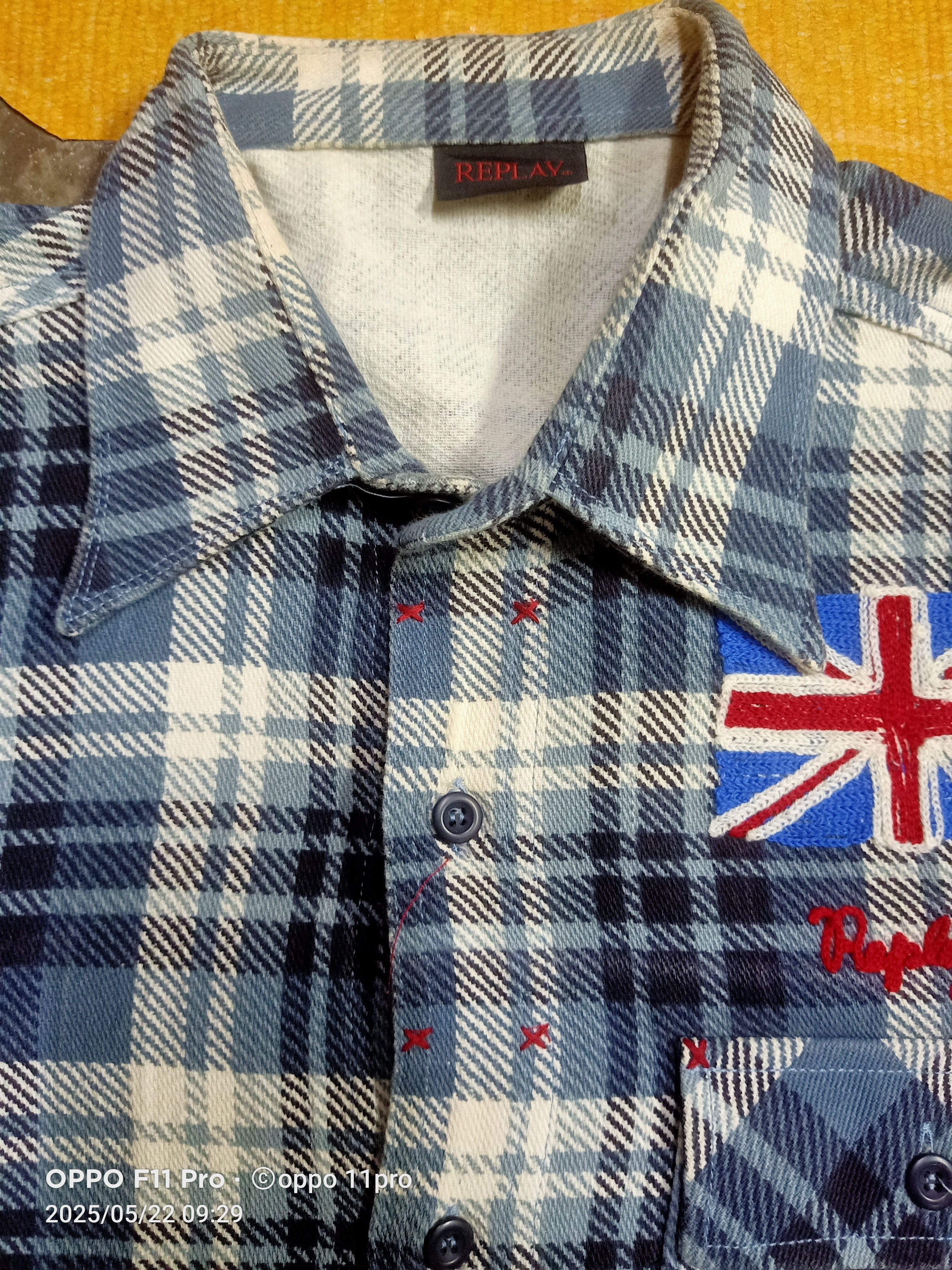 Replay Replay Flannel Poket Men Poket Cotton Size US L / EU 52-54 / 3 - 3 Thumbnail