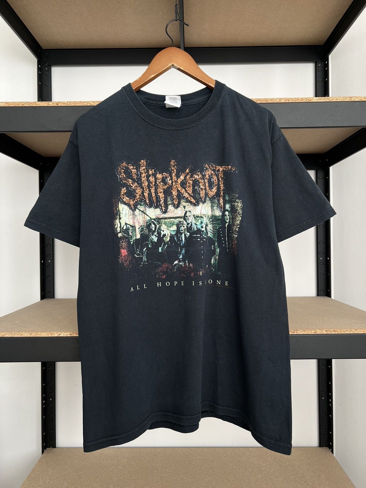 Band Tees Vintage 2008 Slipknot All Hope Is Gone Nu Metal Band T-shirt Size US L / EU 52-54 / 3 - 3 Thumbnail