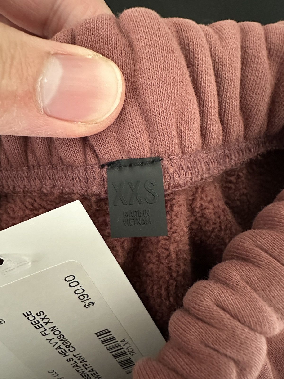 Essentials Essentials Fear of God University Sweatpants Crimson Size US 28 / EU 44 - 6 Thumbnail