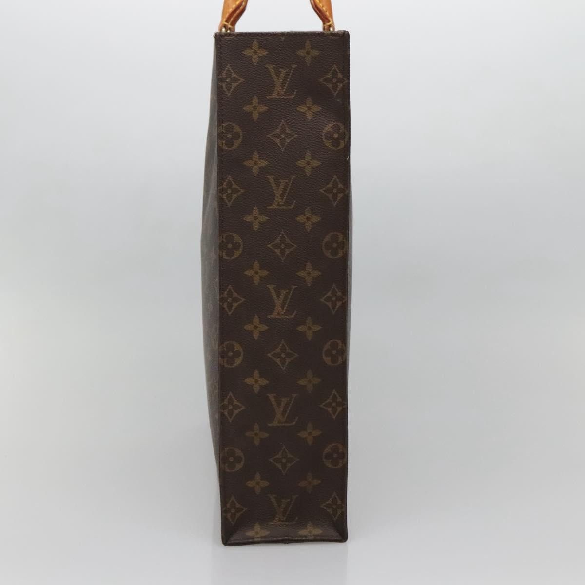 Louis Vuitton LOUIS VUITTON Monogram Sac Plat Hand Bag M51140 Size ONE SIZE - 4 Thumbnail