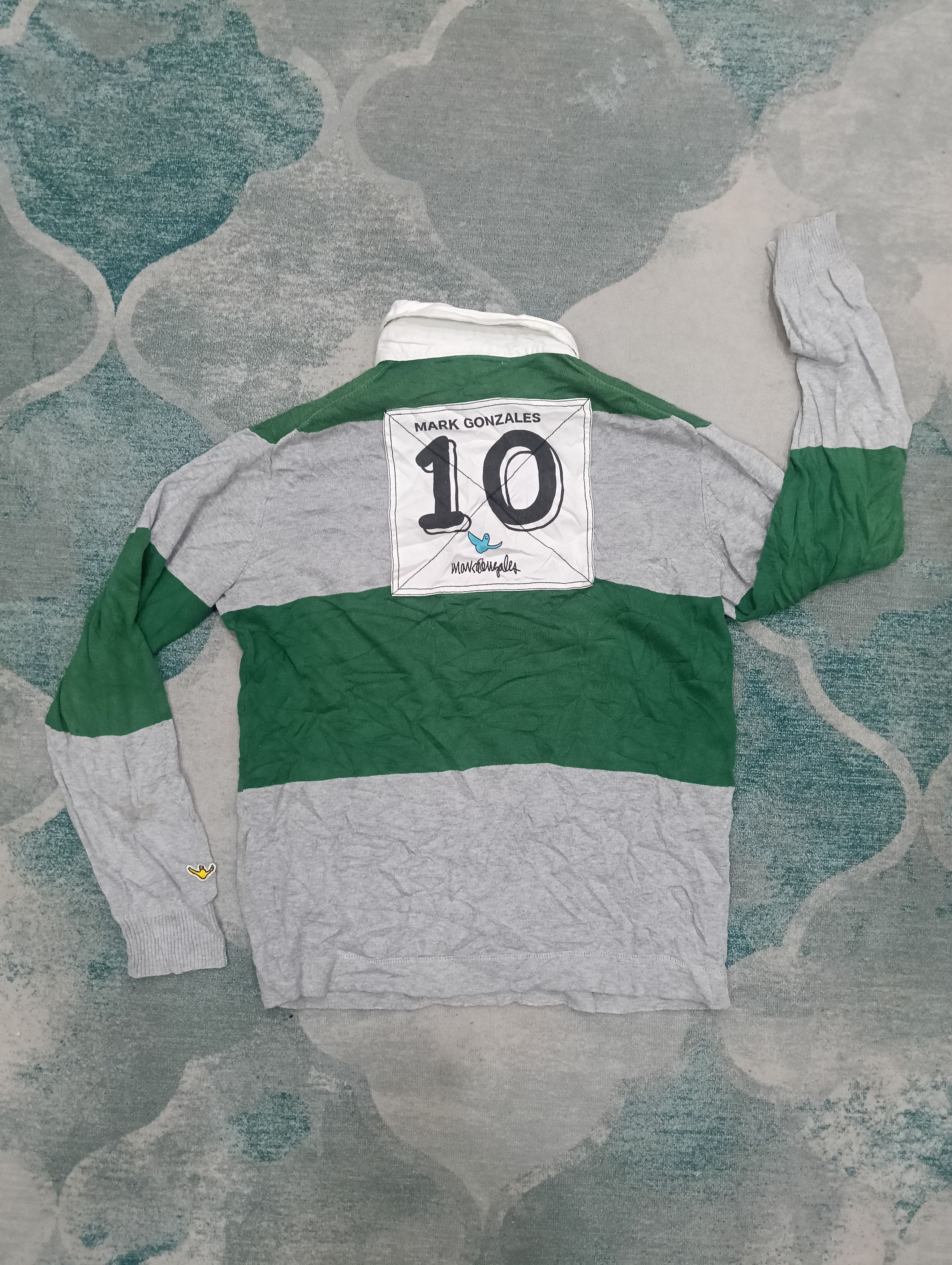 Hysteric Glamour × Japanese Brand Vintage Mark Gonzales Tee Like Rugby Style Size US XL / EU 56 / 4 - 2 Thumbnail