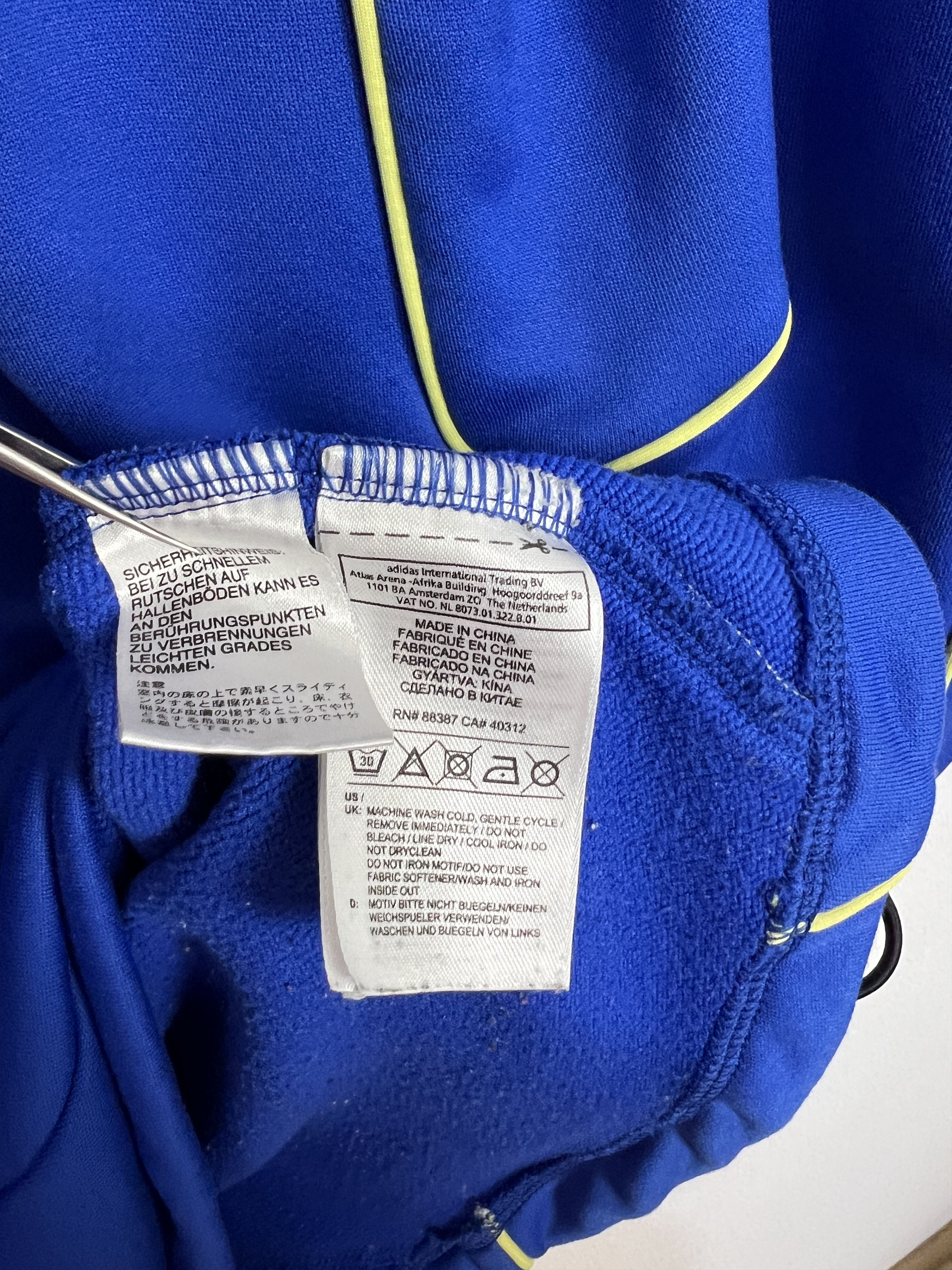 Adidas Chelsea Player Issue Football Train Sweatshirt Track Top Size US M / EU 48-50 / 2 - 9 Thumbnail