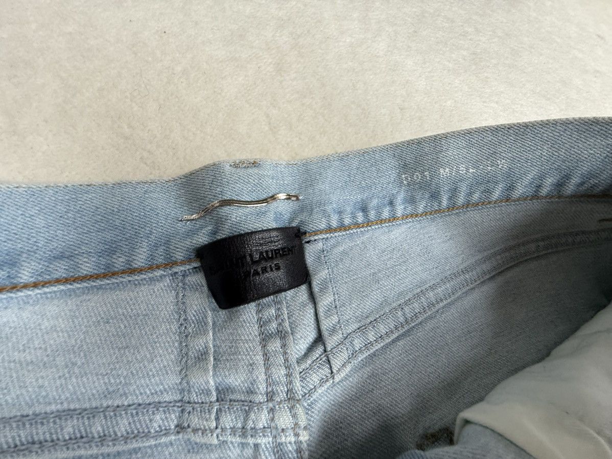 Saint Laurent Paris SS14 Saint Laurent light wash denim jeans Hedi Slimane 31 Size US 31 - 22 Thumbnail