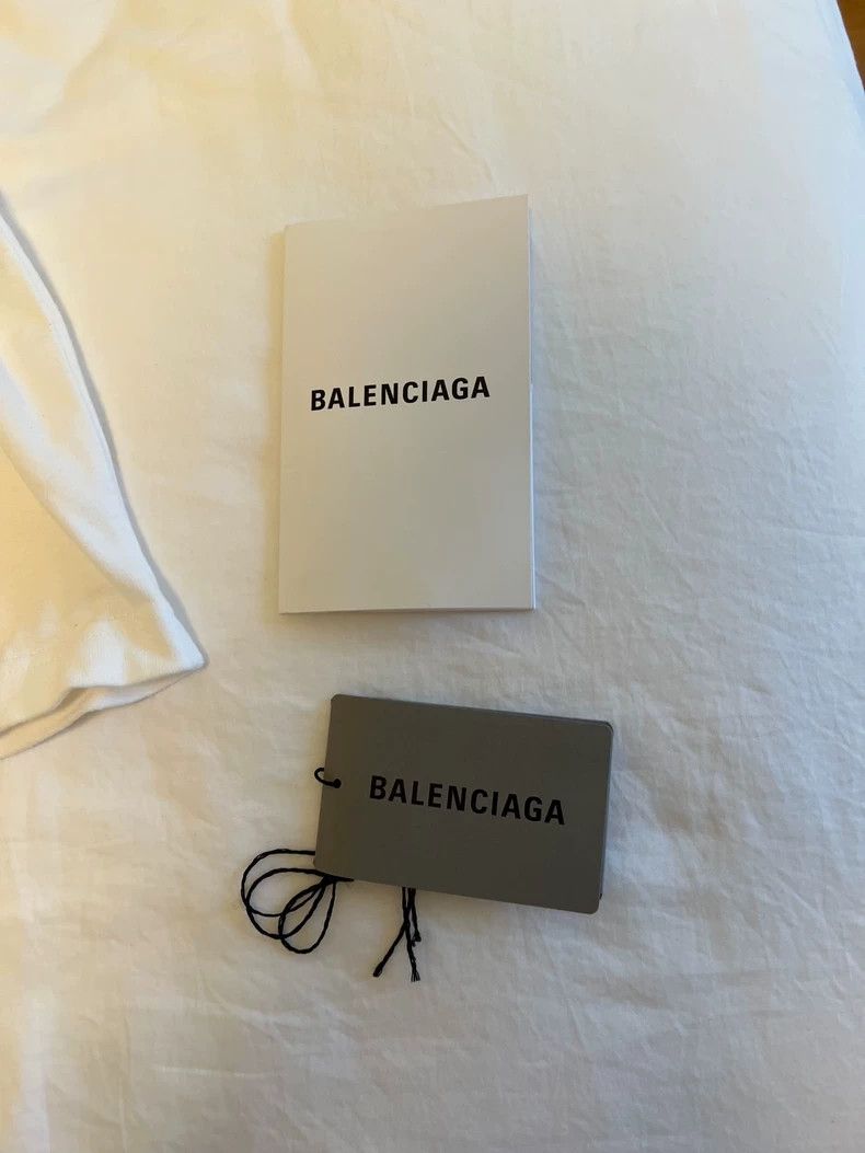 Balenciaga Balenciaga White letter logo short sleeve Size US XS / EU 42 / 0 - 7 Thumbnail