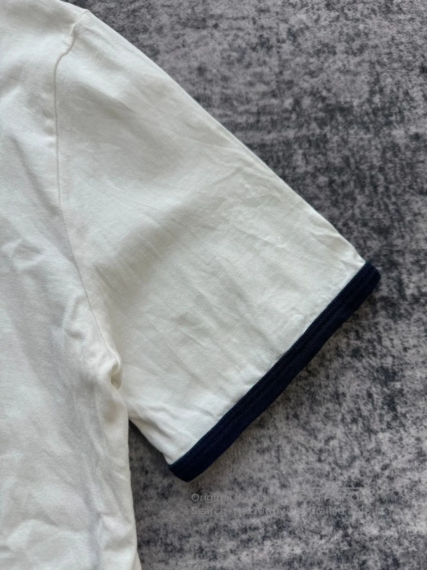 Celine Celine White Triomphe Short Sleeve. Size M / US 6-8 / IT 42-44 - 6 Thumbnail