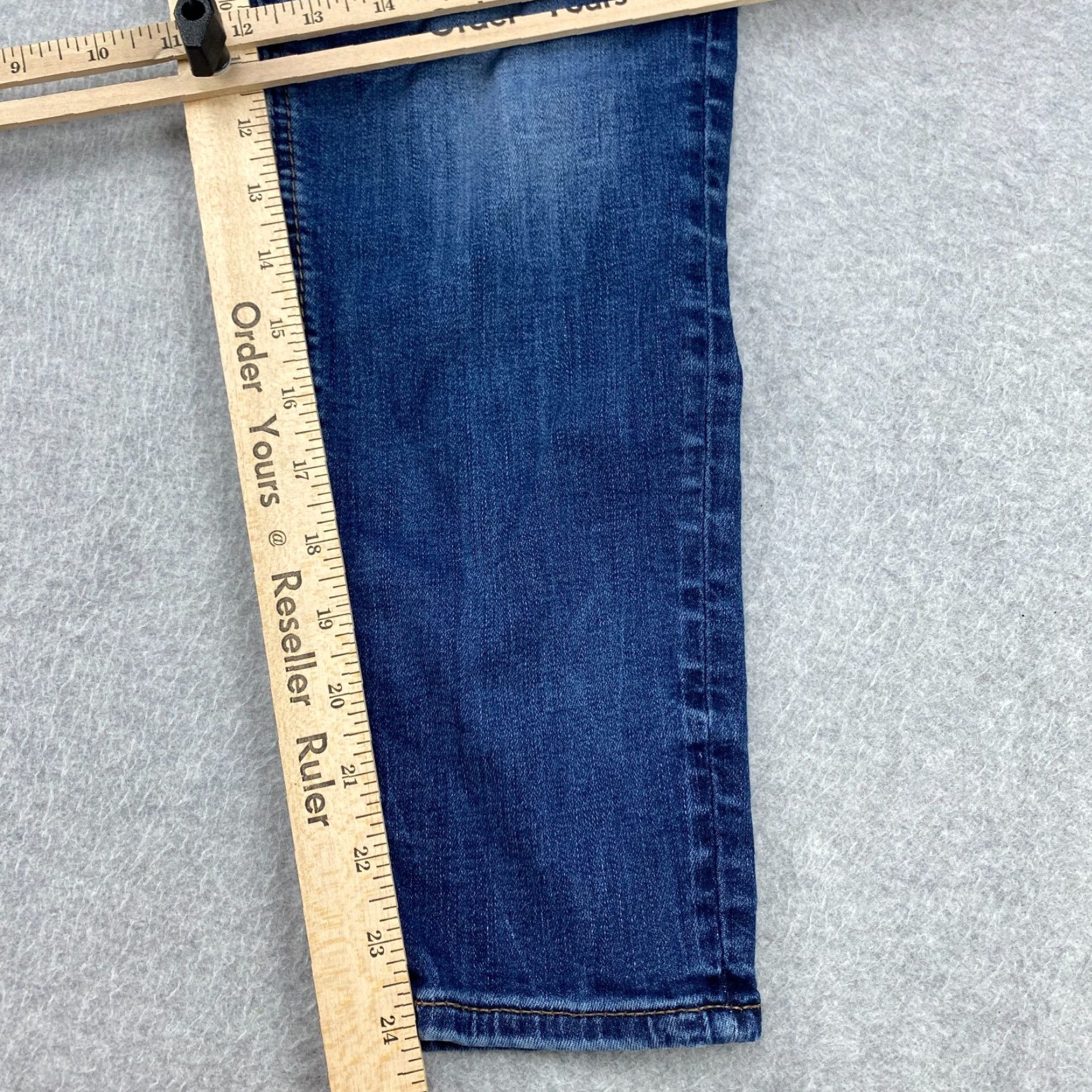 Silver Jeans Co. Silver Jeans Suki Skinny Crop Jeans Womens 30 x 25 Blue Stretch Mid Rise Denim Pants Size 30" / US 8 / IT 44 - 7 Thumbnail